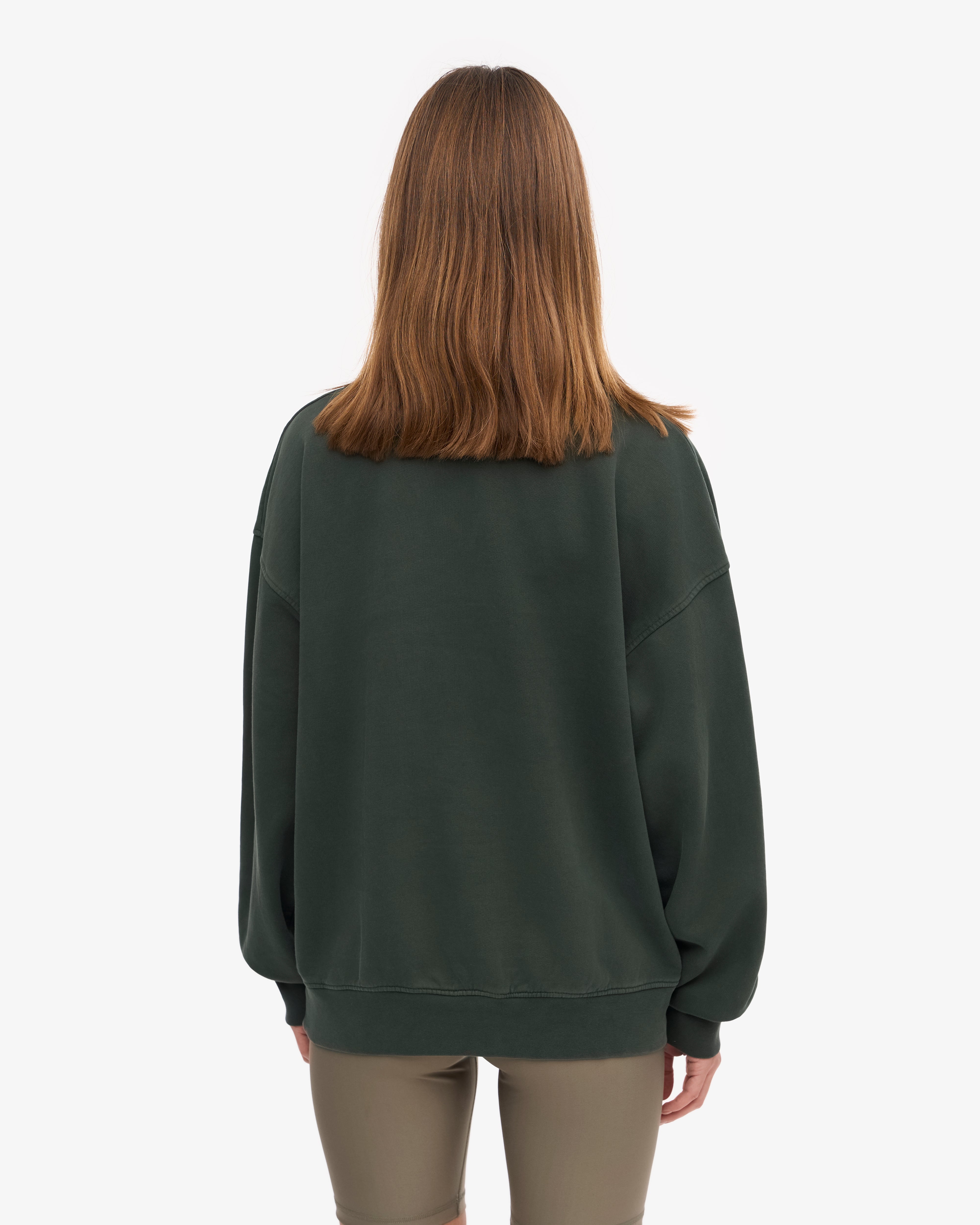 Organic Oversized Crew - Midnight Forest XS