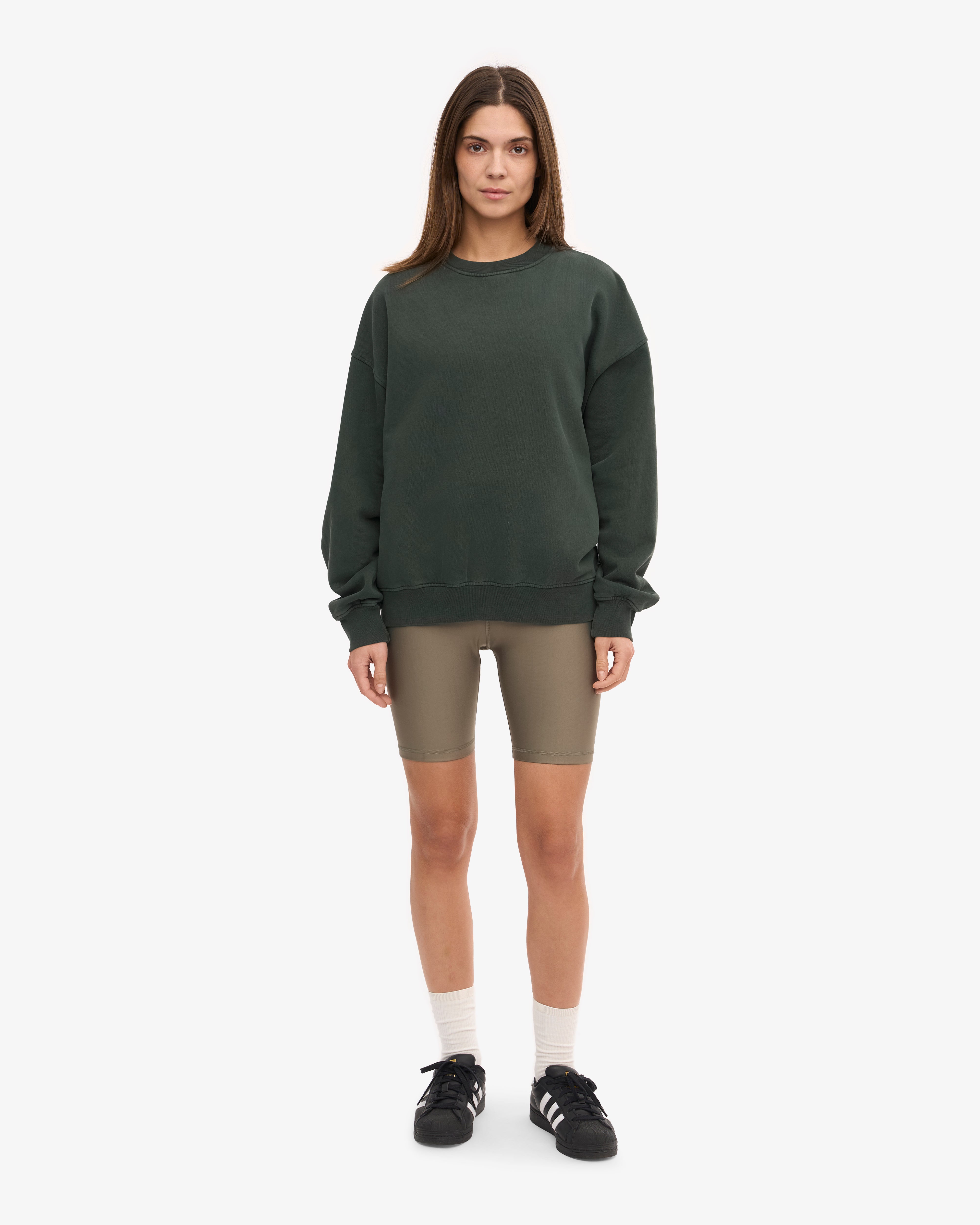 Organic Oversized Crew - Midnight Forest XS