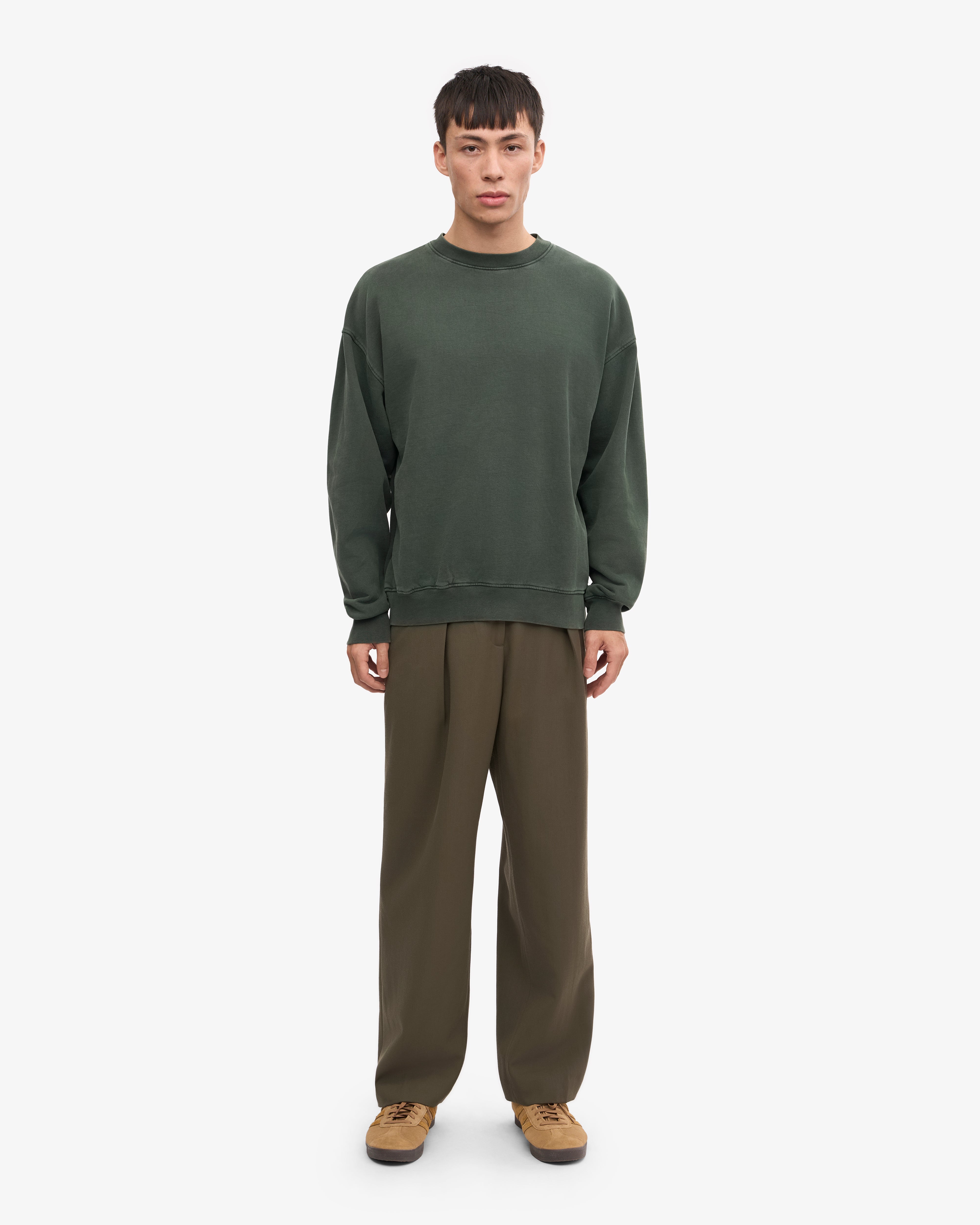 Organic Oversized Crew - Midnight Forest