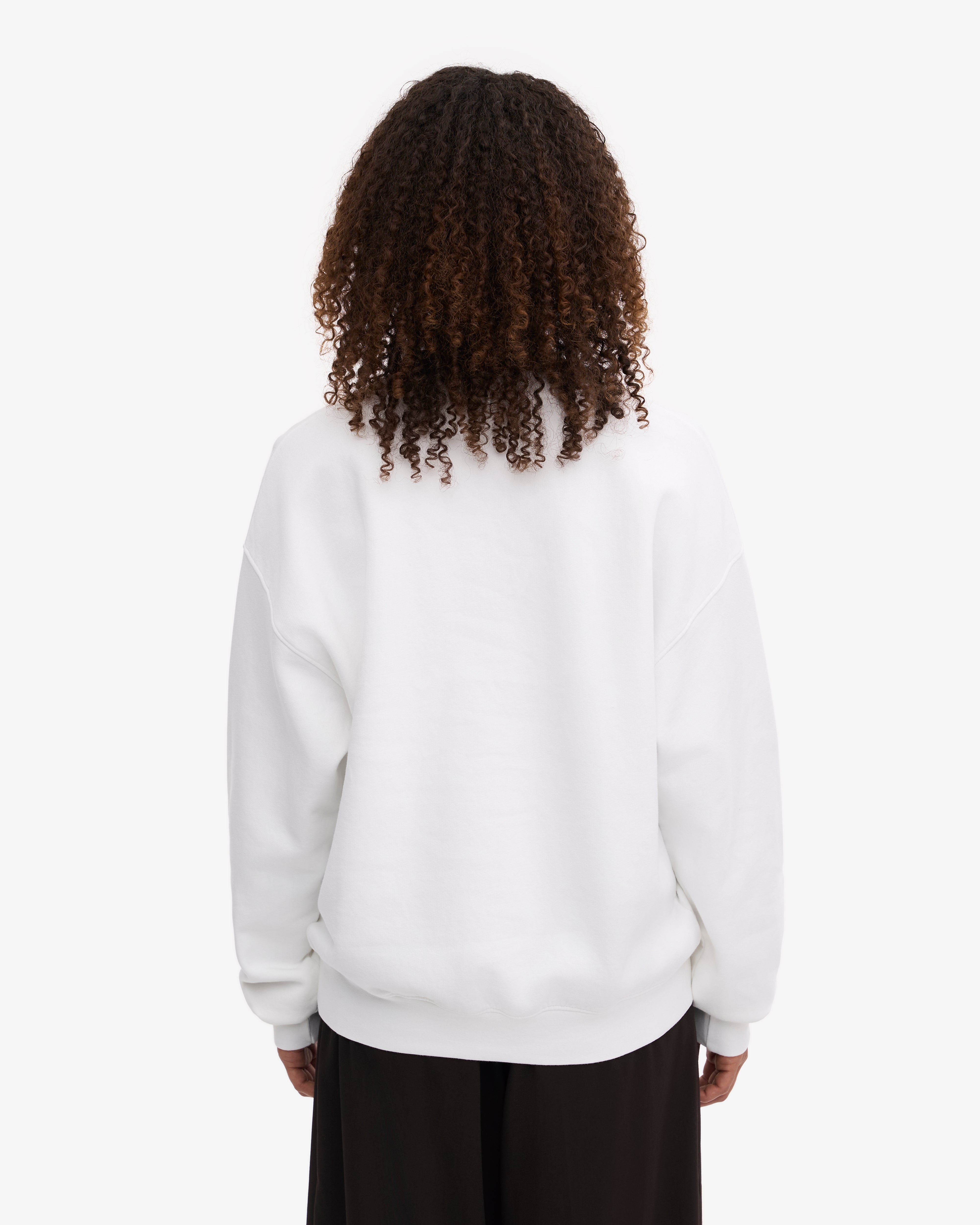 Organic Oversized Crew - Optical White XS