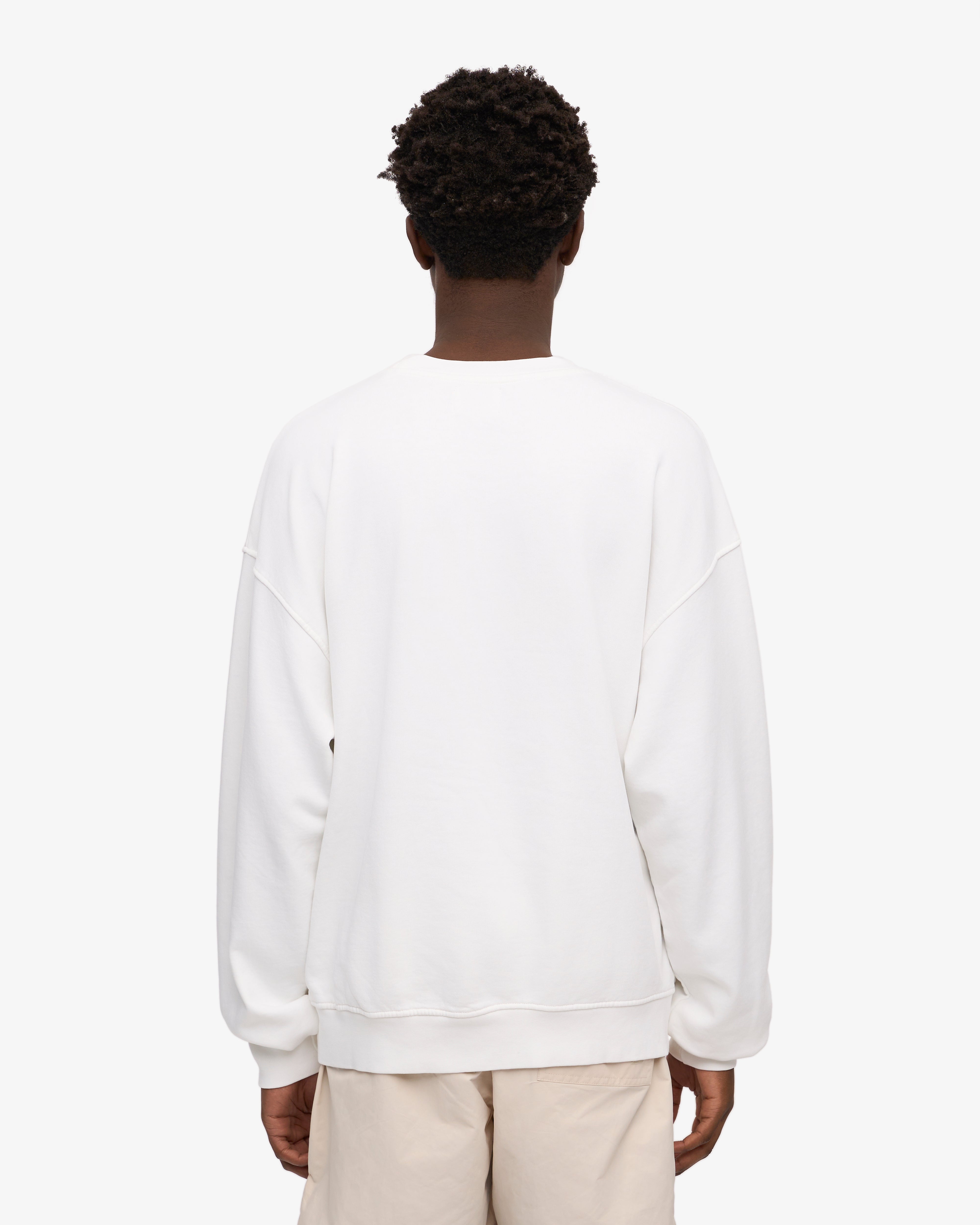Organic Oversized Crew - Optical White