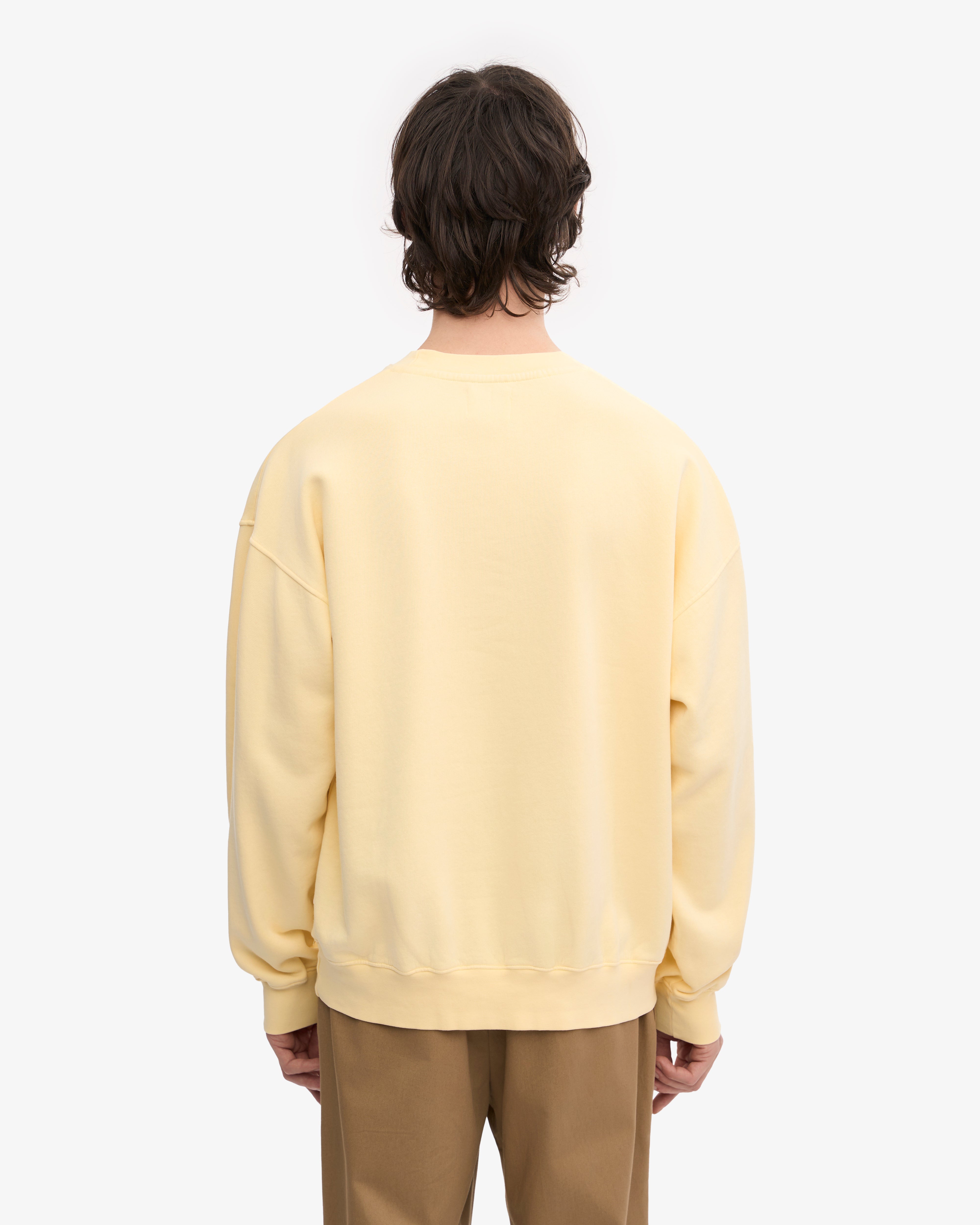 Organic Oversized Crew - Soft Yellow