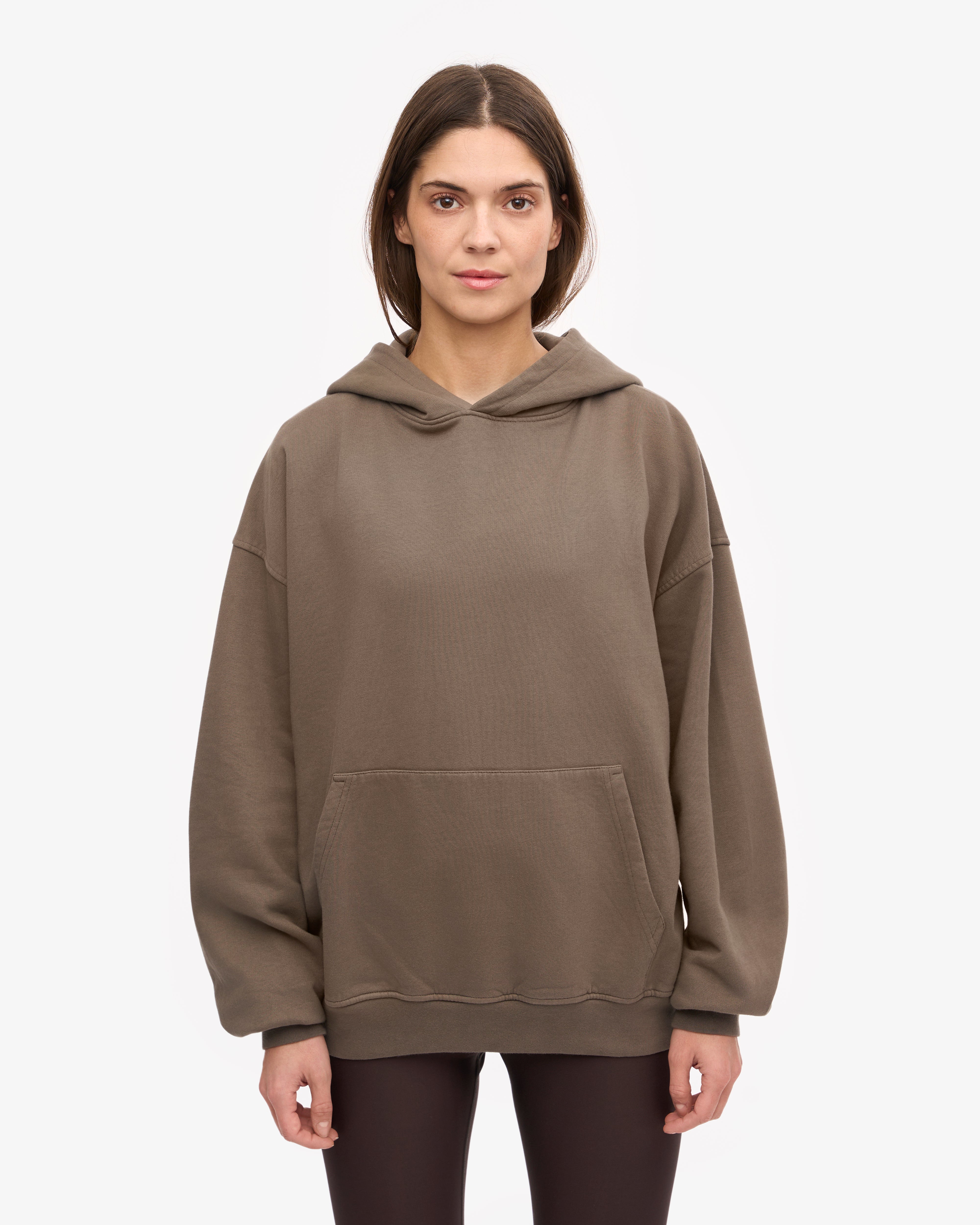 Organic Oversized Hood - Cedar Brown