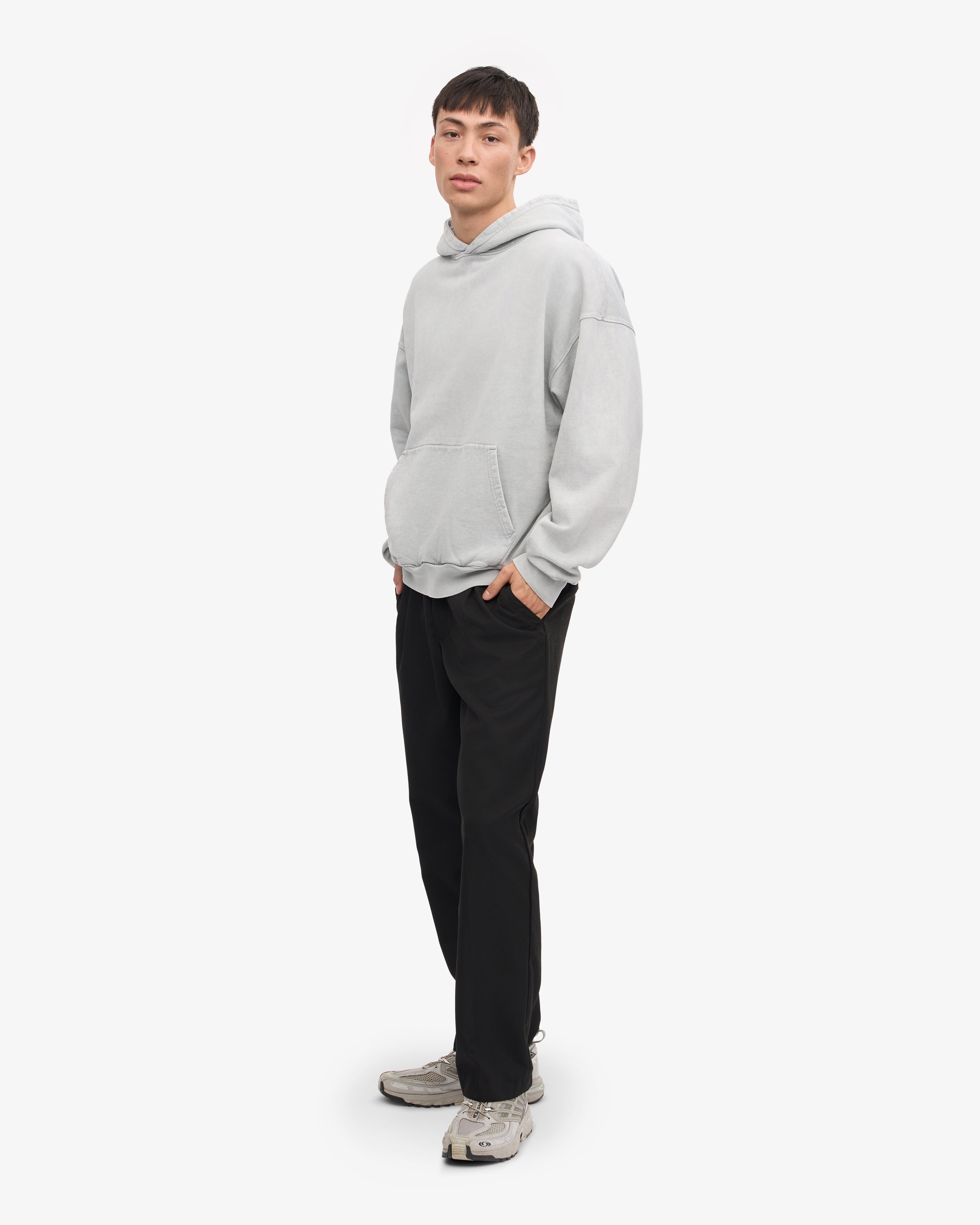 Organic Oversized Hood - Faded Grey