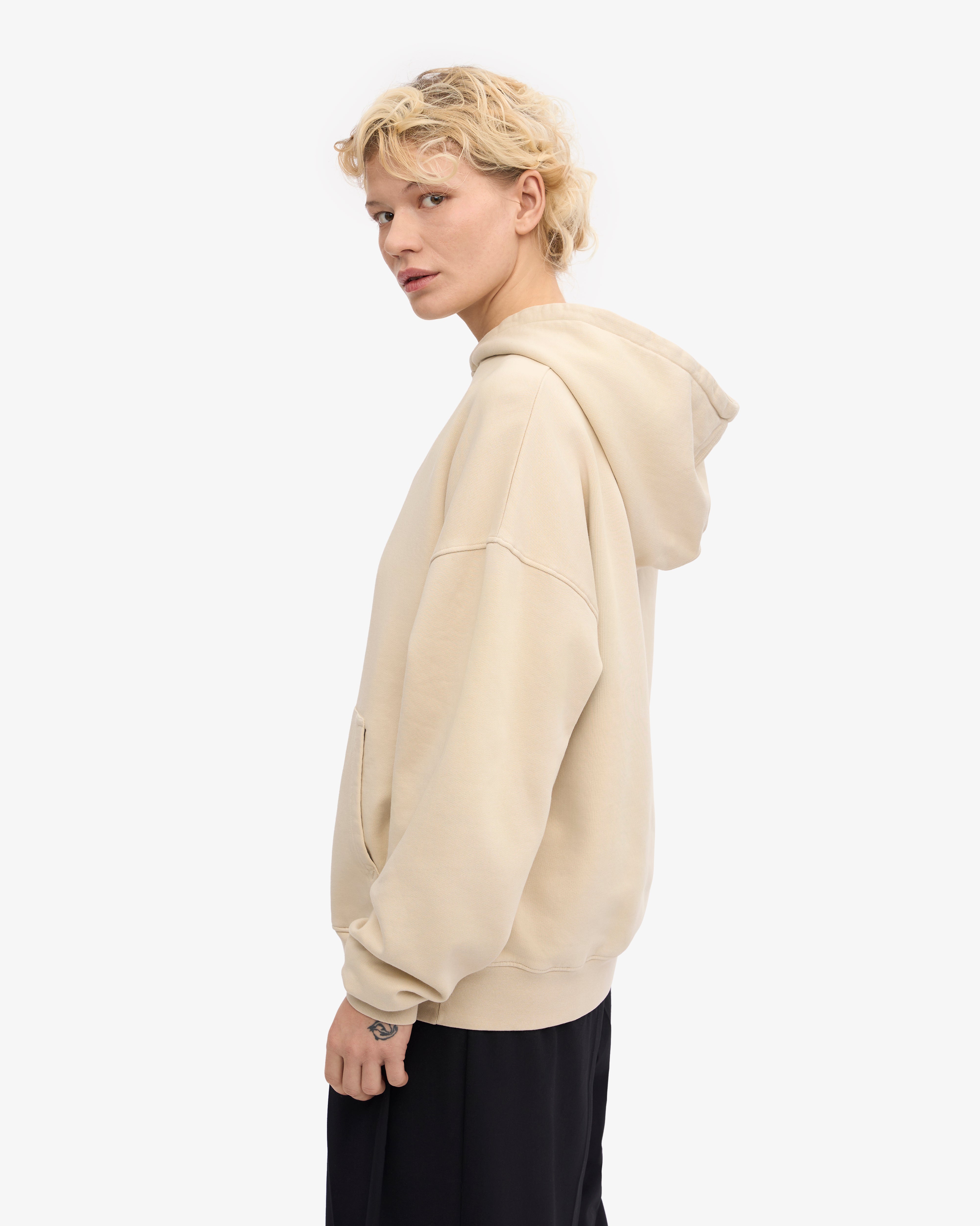 Organic Oversized Hood - Ivory White