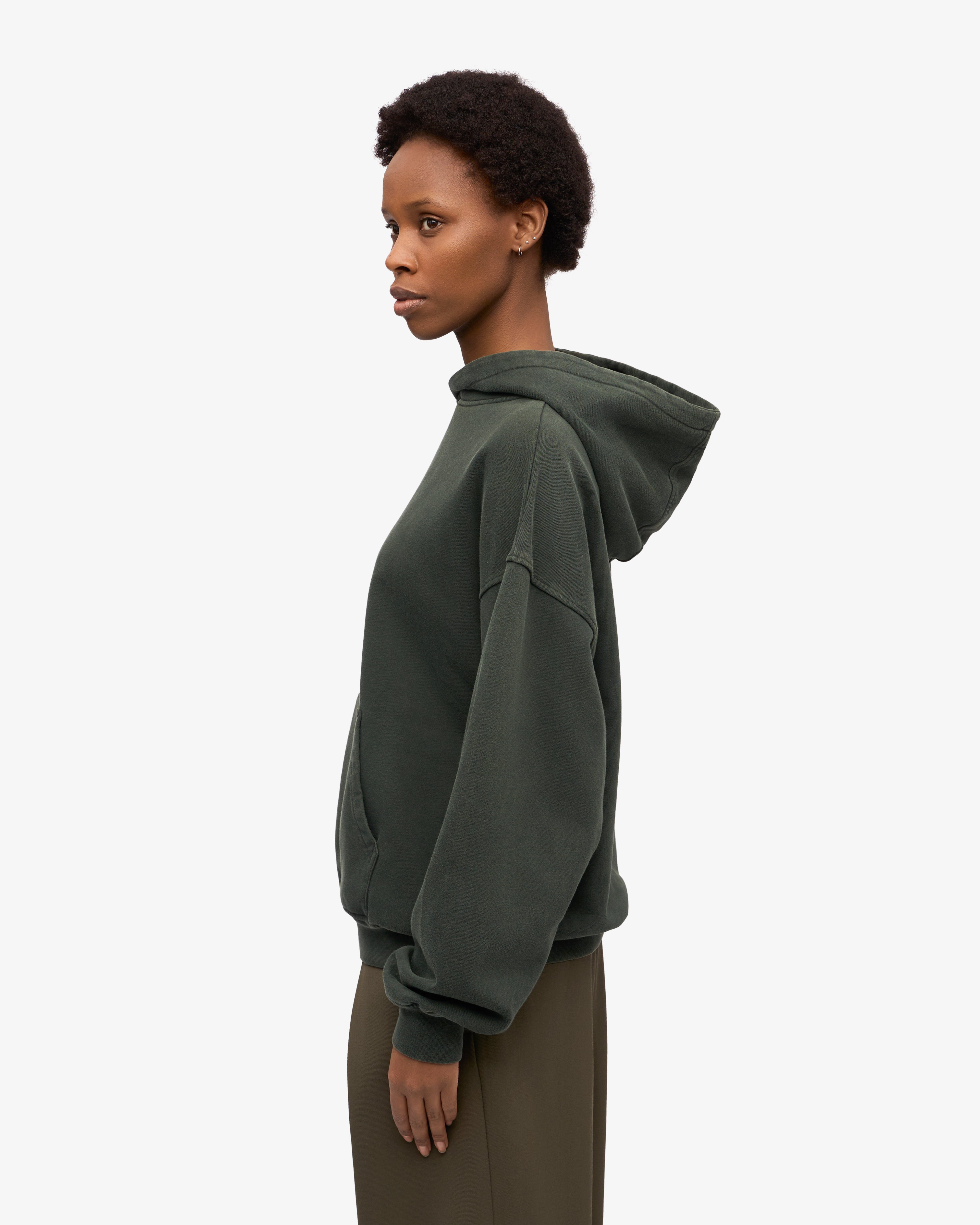 Organic Oversized Hood - Midnight Forest