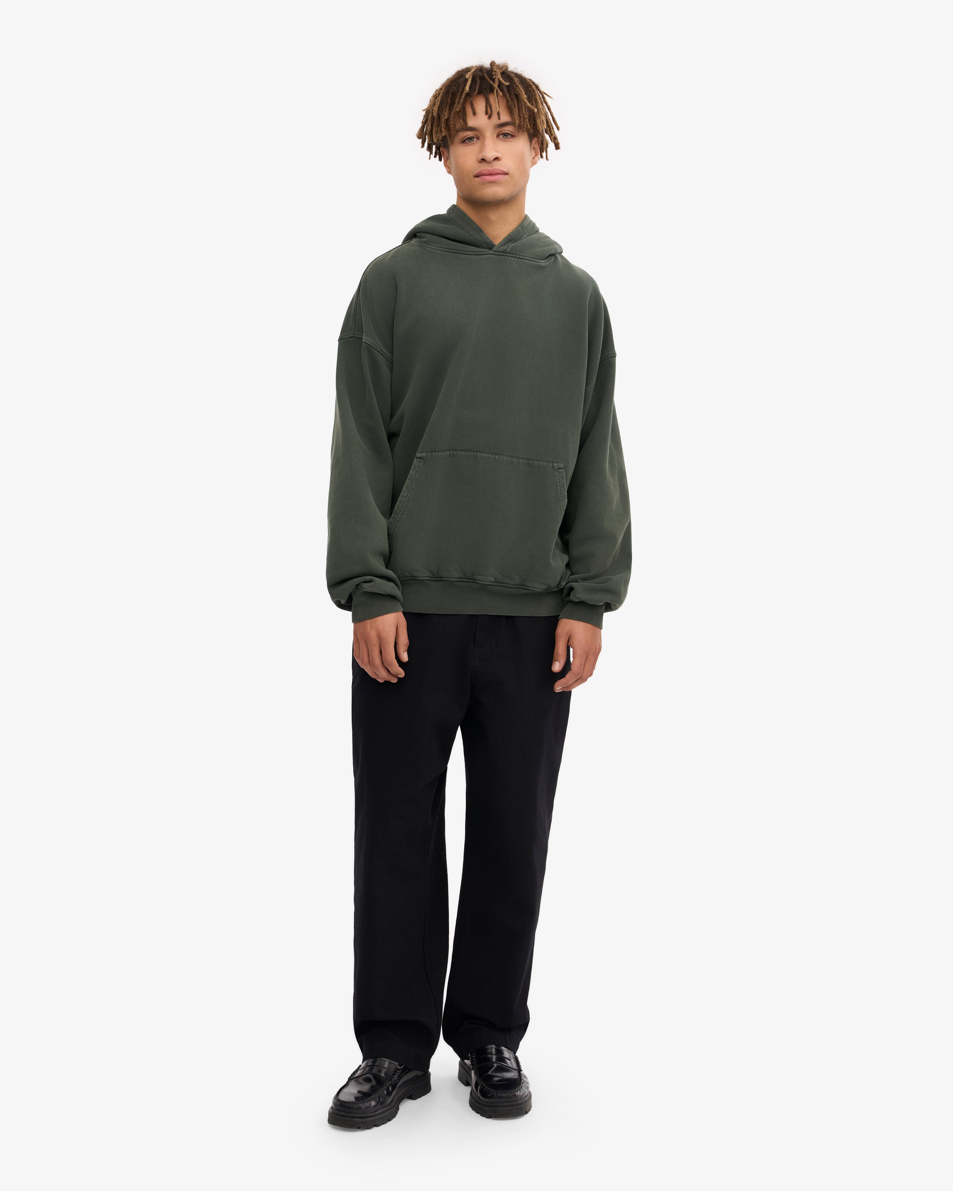 Organic Oversized Hood - Midnight Forest