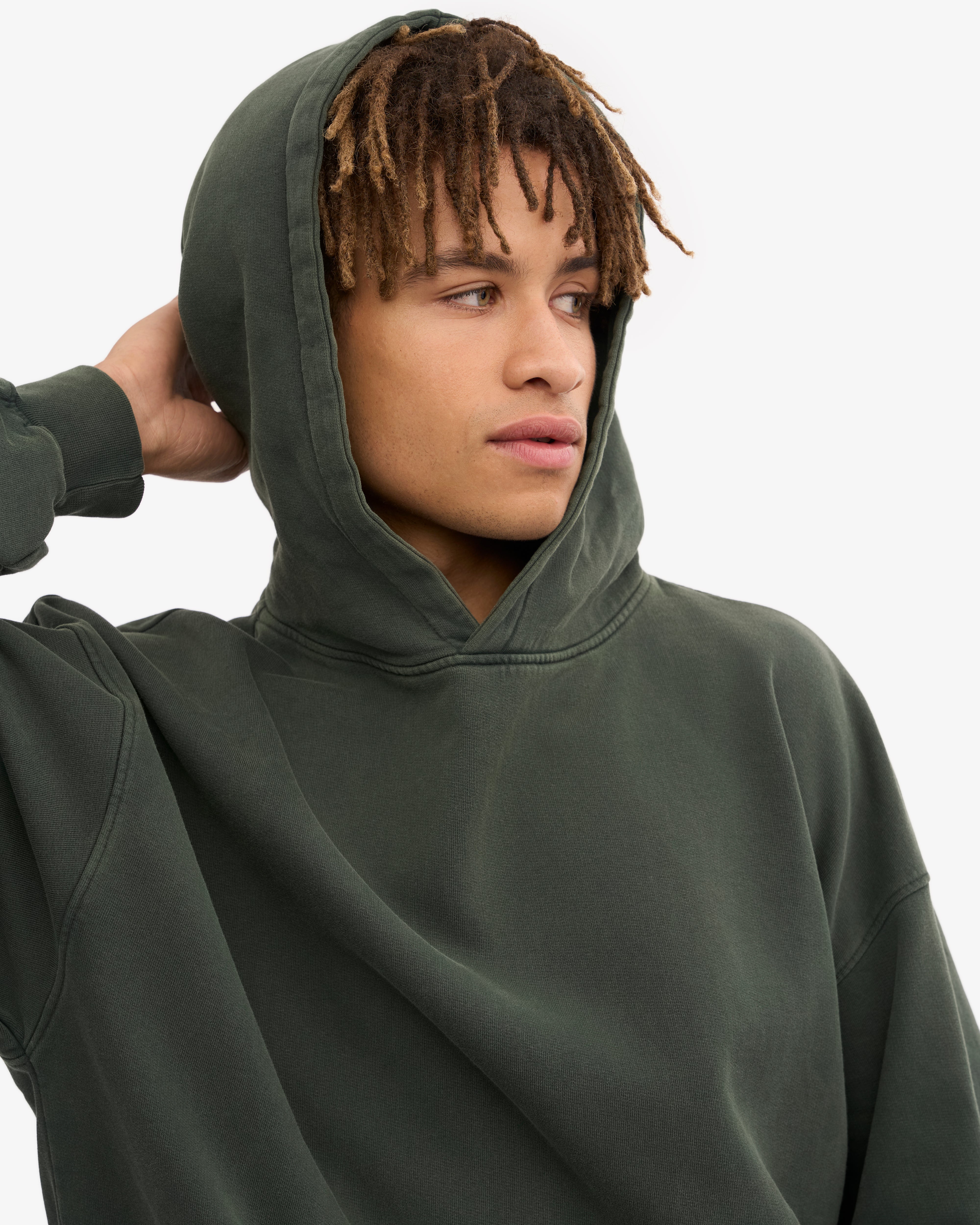 Organic Oversized Hood - Midnight Forest