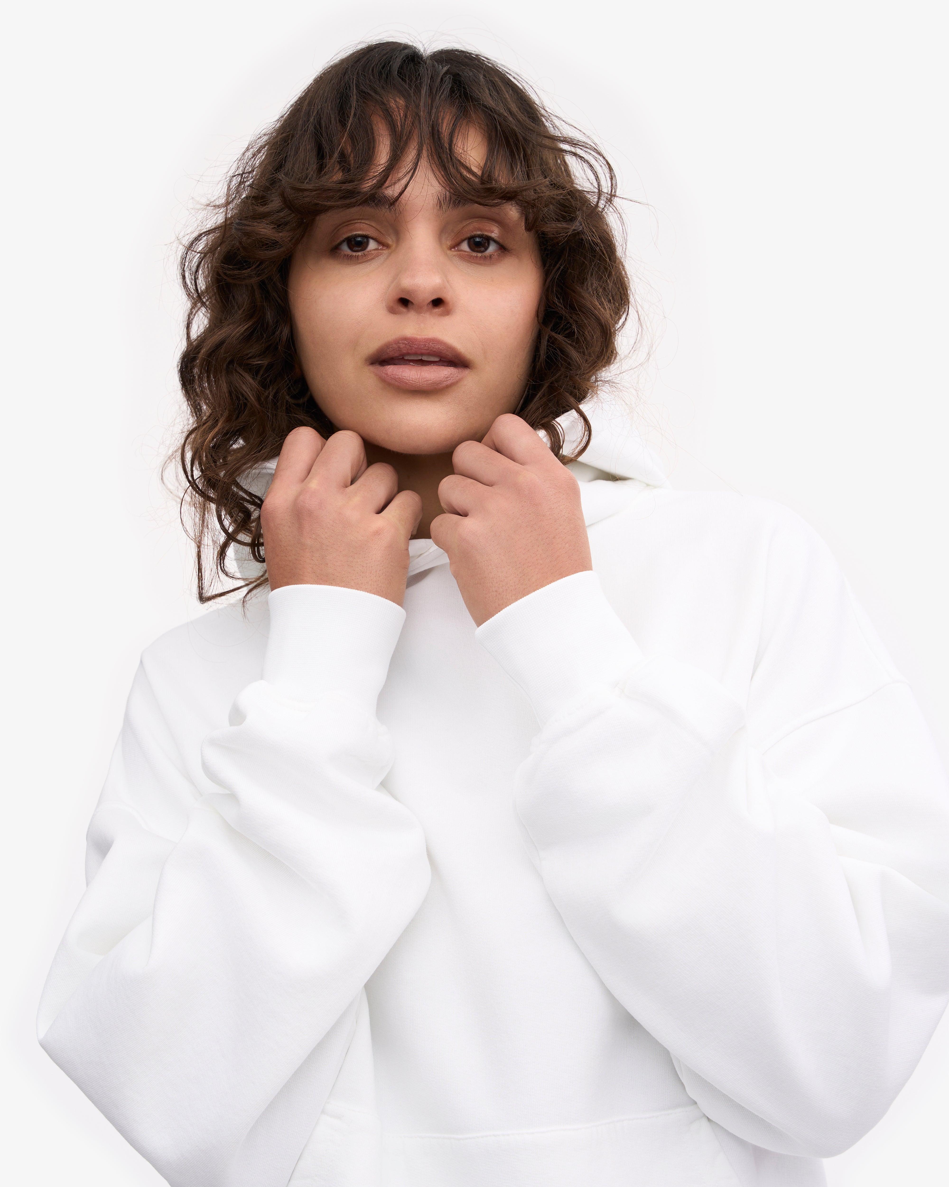 Organic Oversized Hood - Optical White
