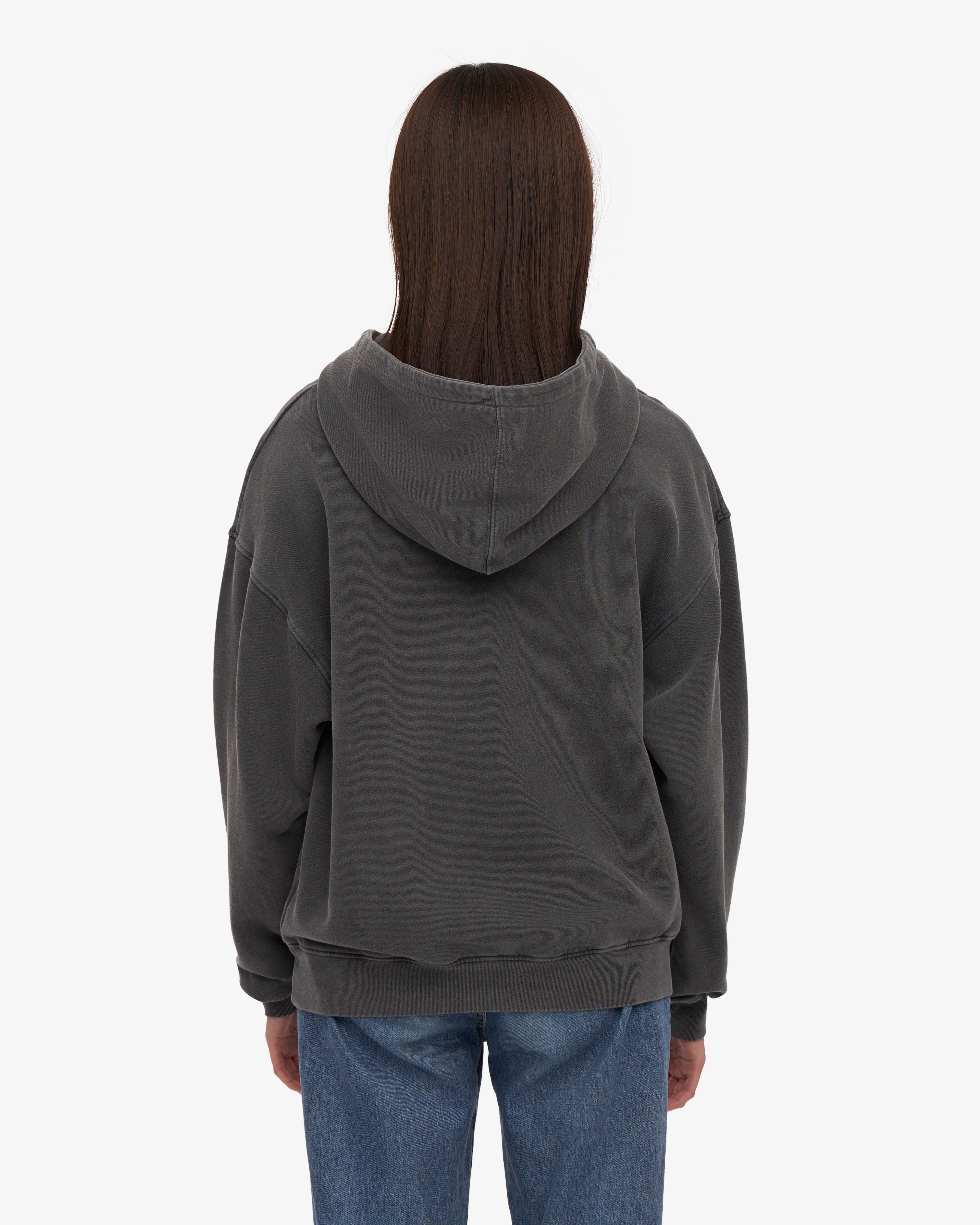 Organic Oversized Hood - Faded Black