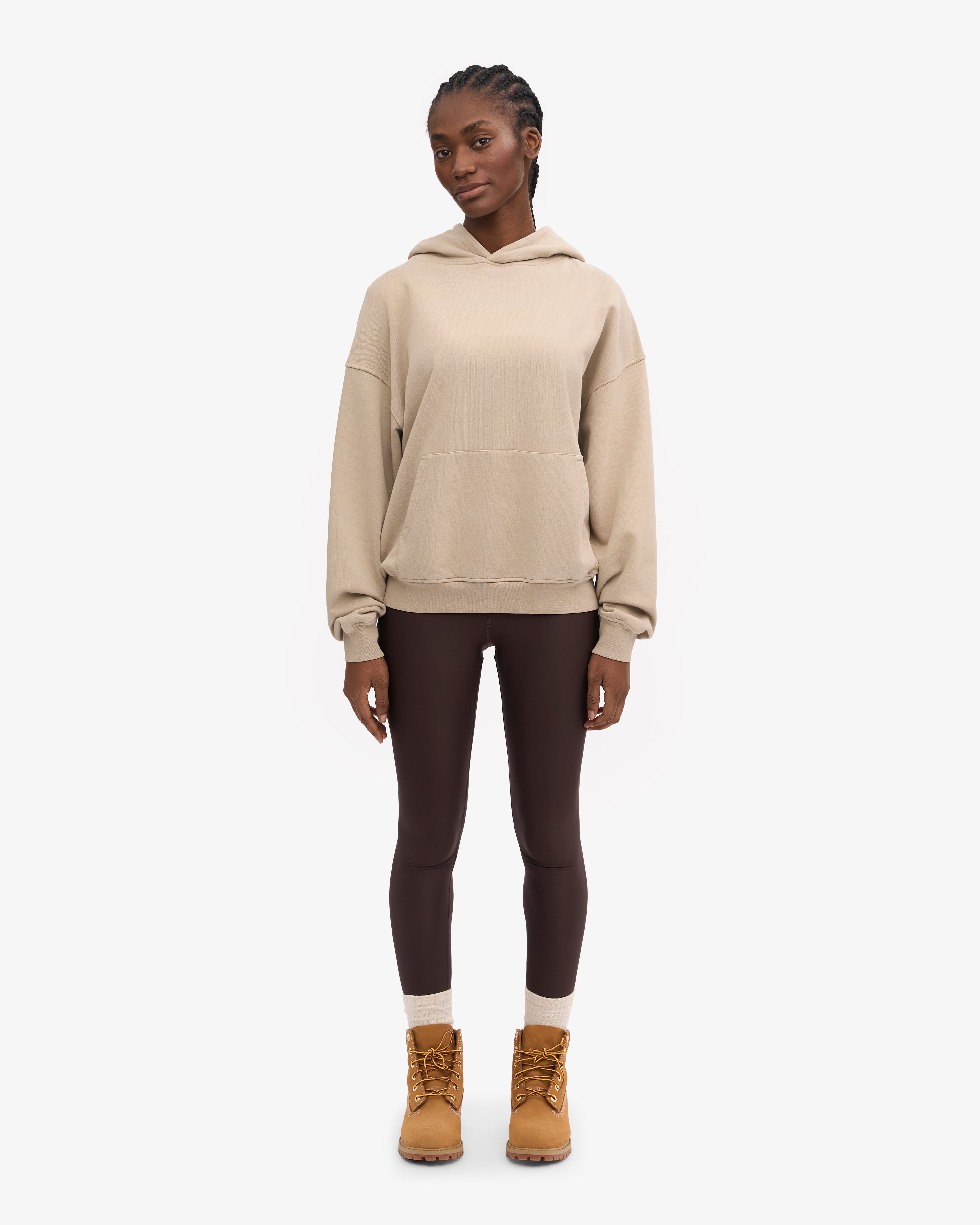Organic Oversized Hood - Oyster Grey