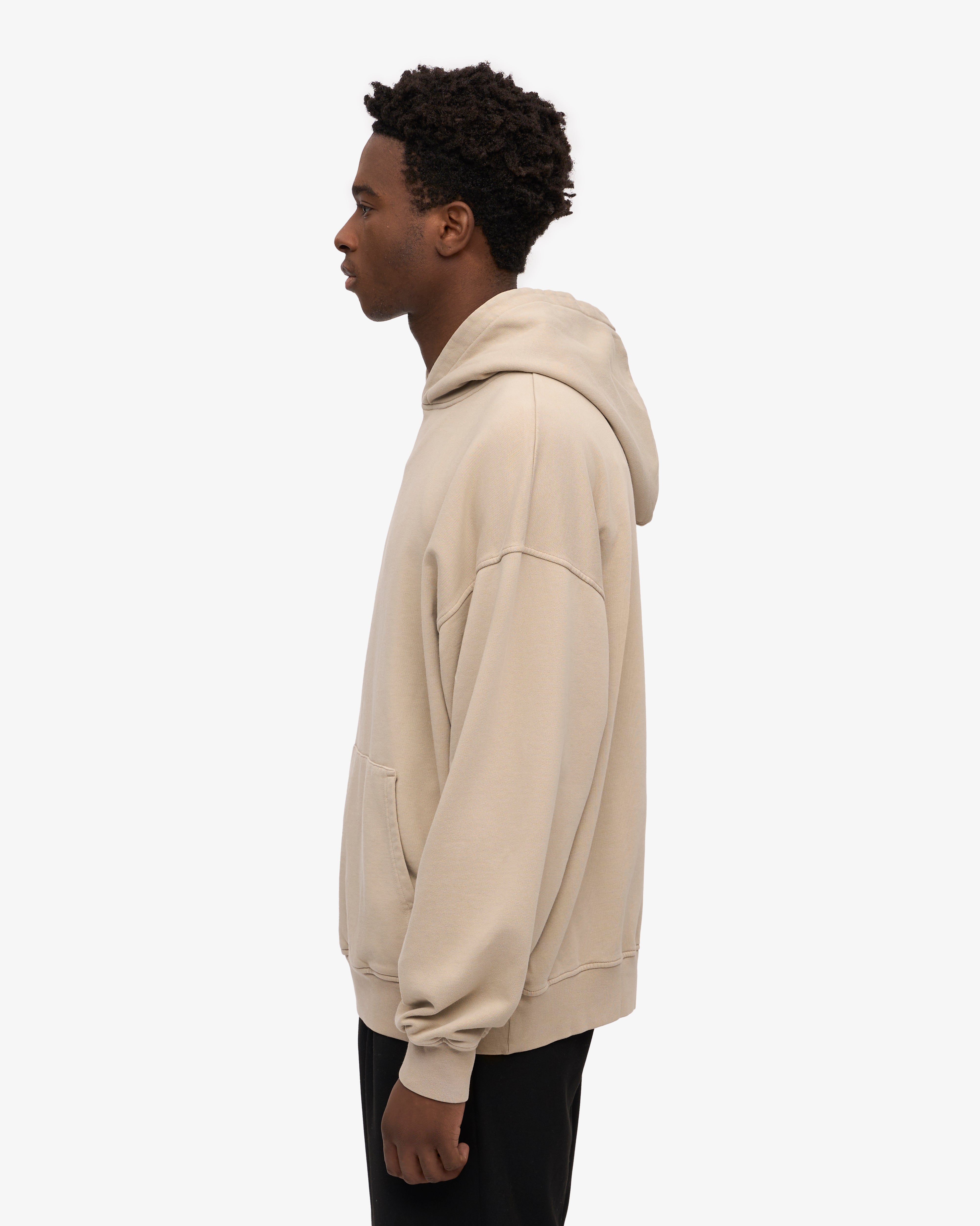 Organic Oversized Hood - Oyster Grey