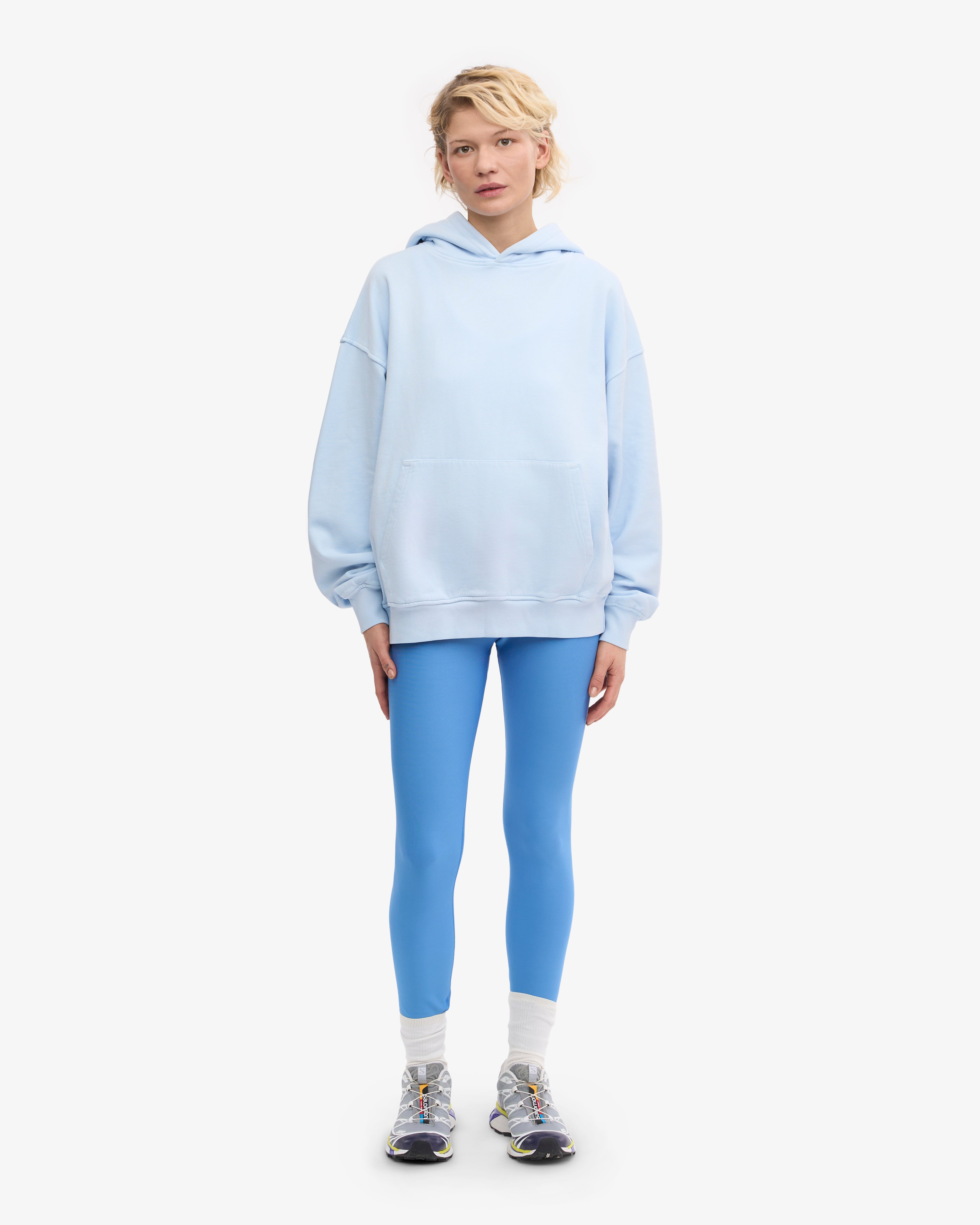 Organic Oversized Hood - Polar Blue
