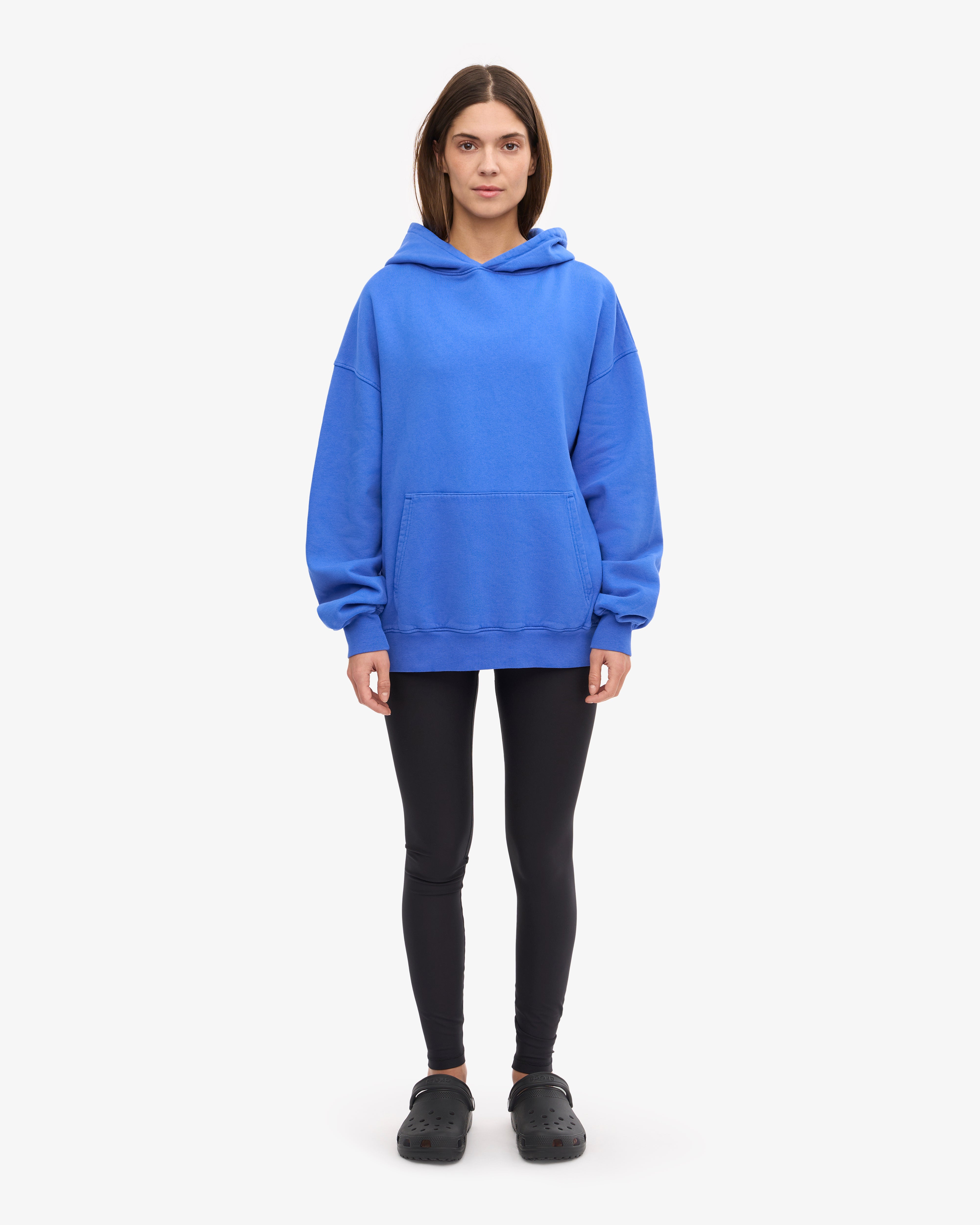 Organic Oversized Hood - Sapphire Blue