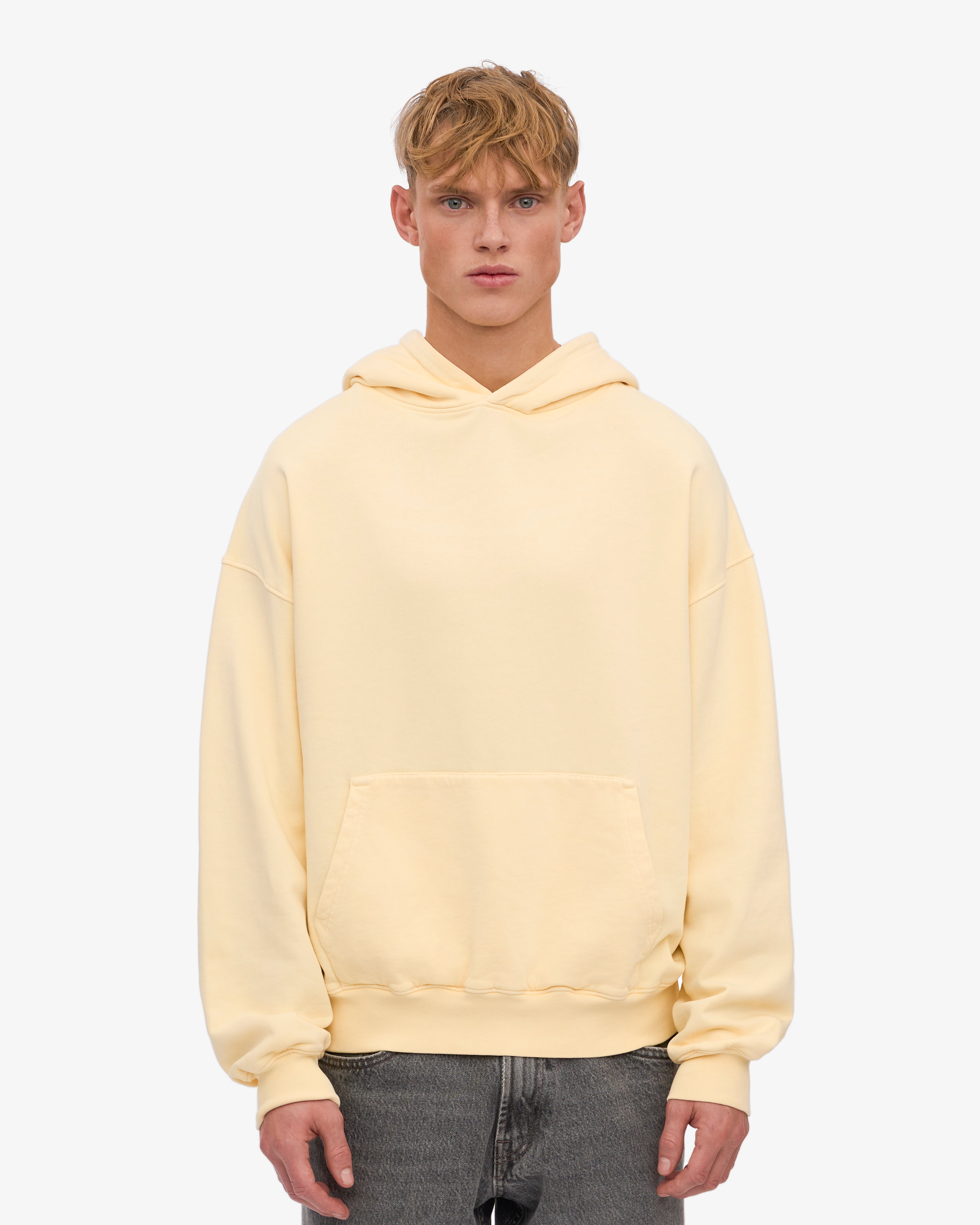 Organic Oversized Hood - Soft Yellow