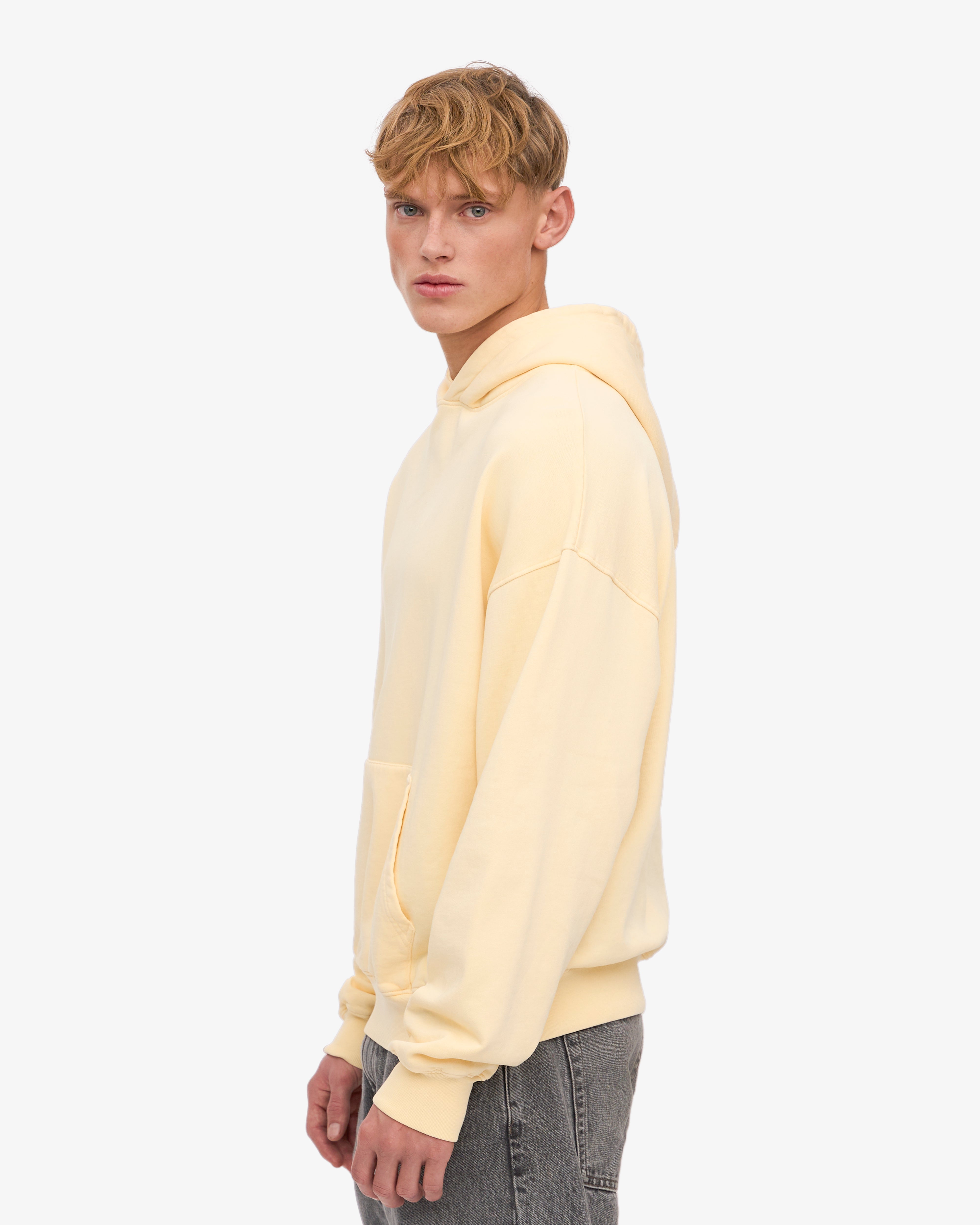 Organic Oversized Hood - Soft Yellow