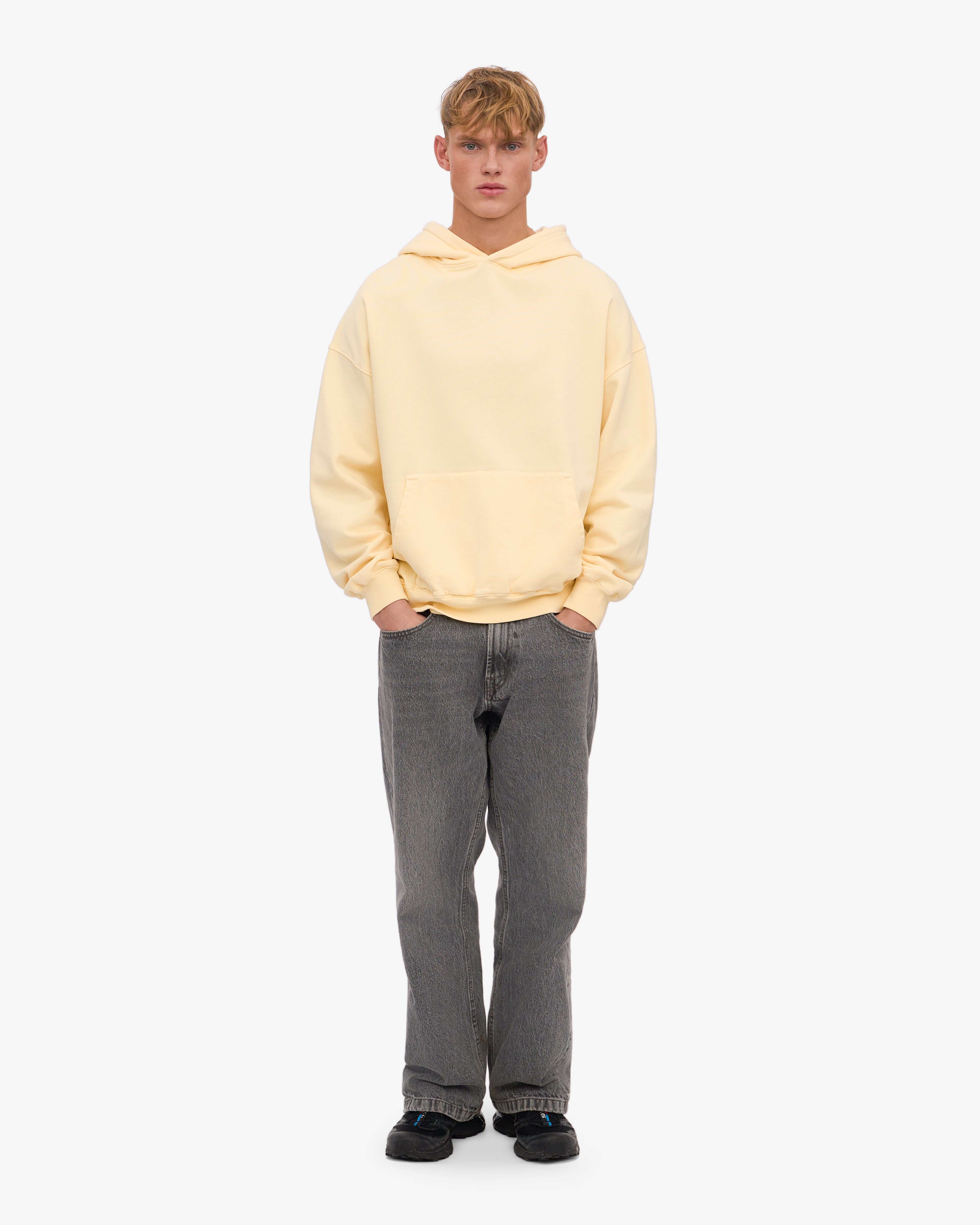 Organic Oversized Hood - Soft Yellow