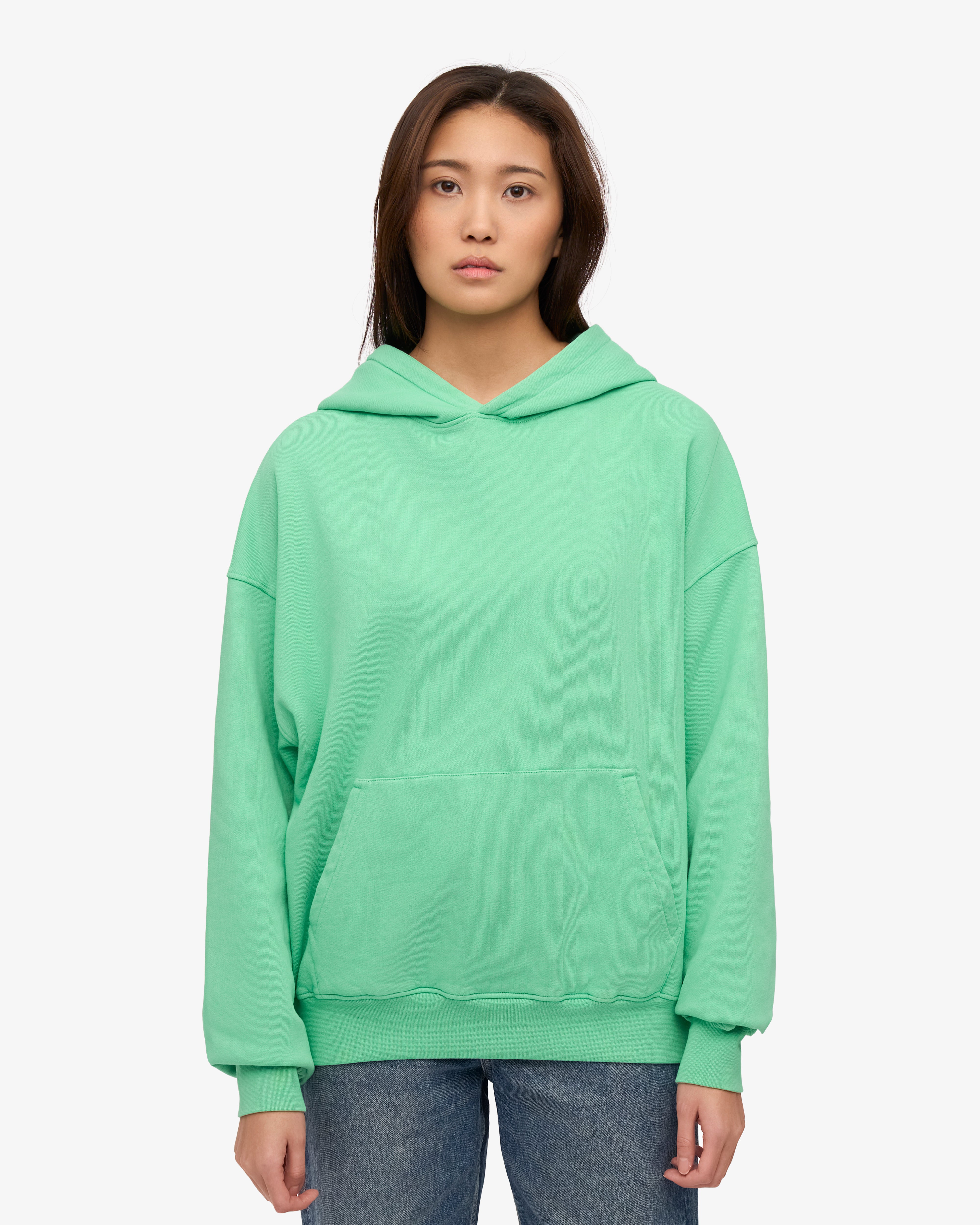 Organic Oversized Hood - Spring Green
