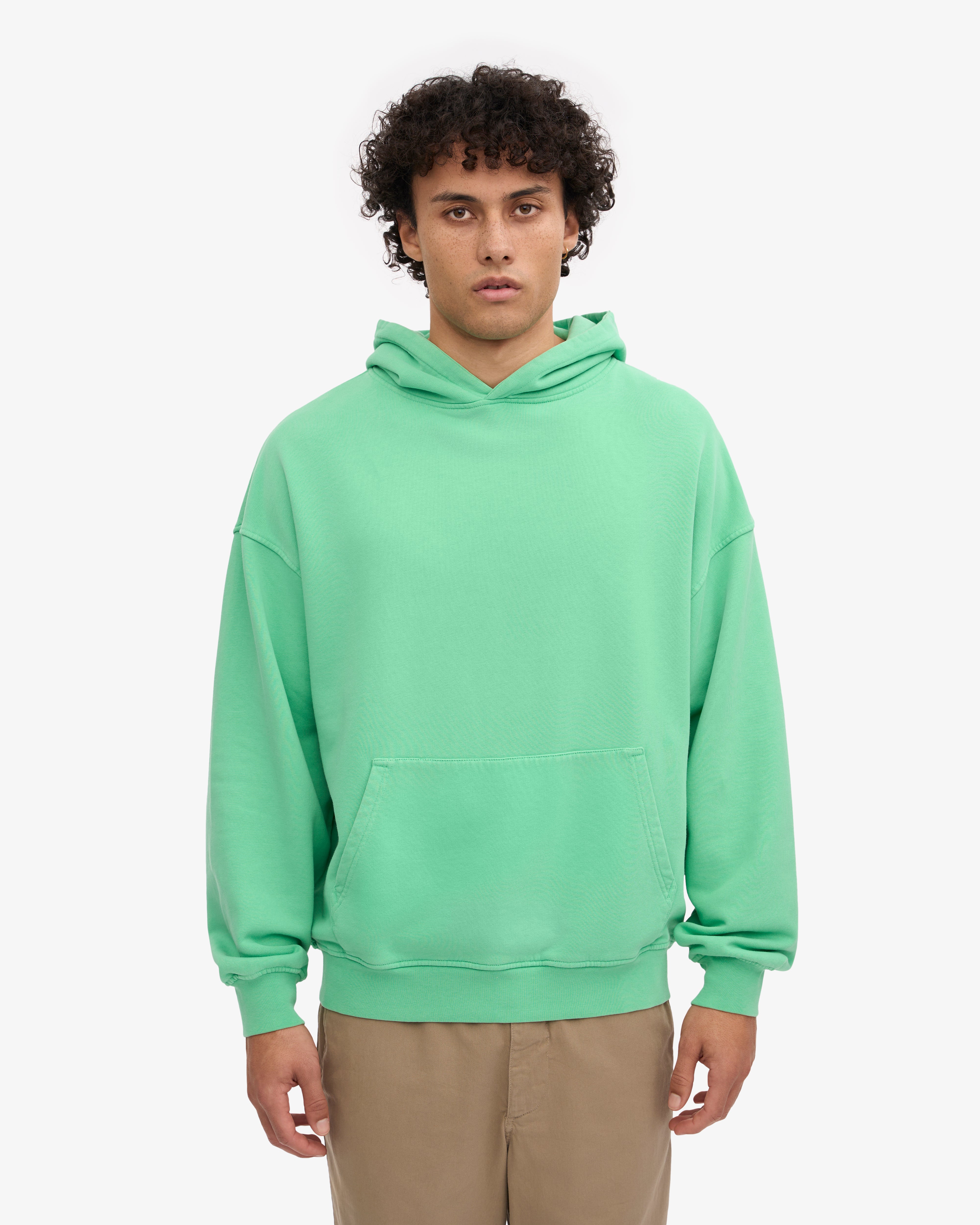 Organic Oversized Hood - Spring Green