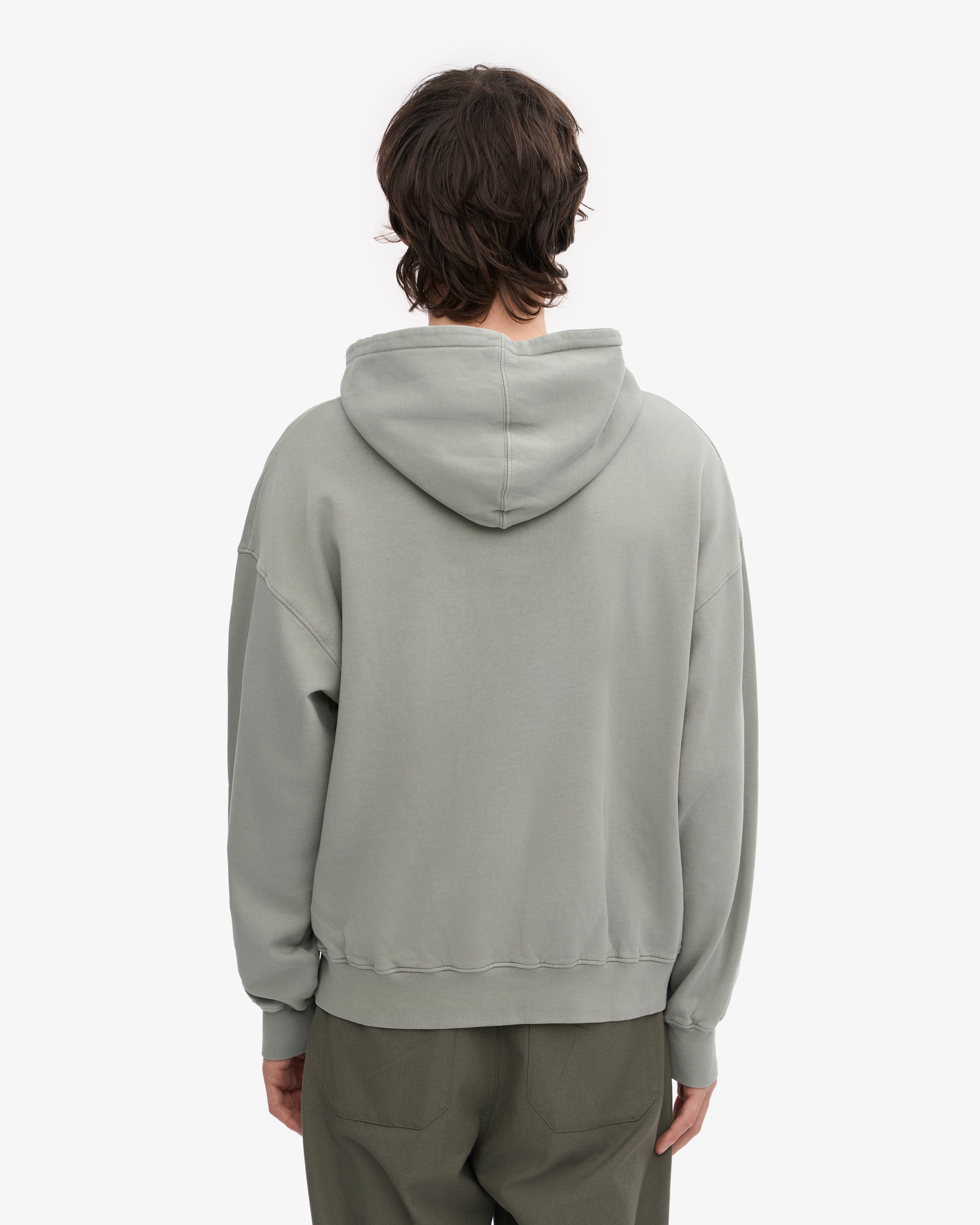 Organic Oversized Hood - Steel Blue
