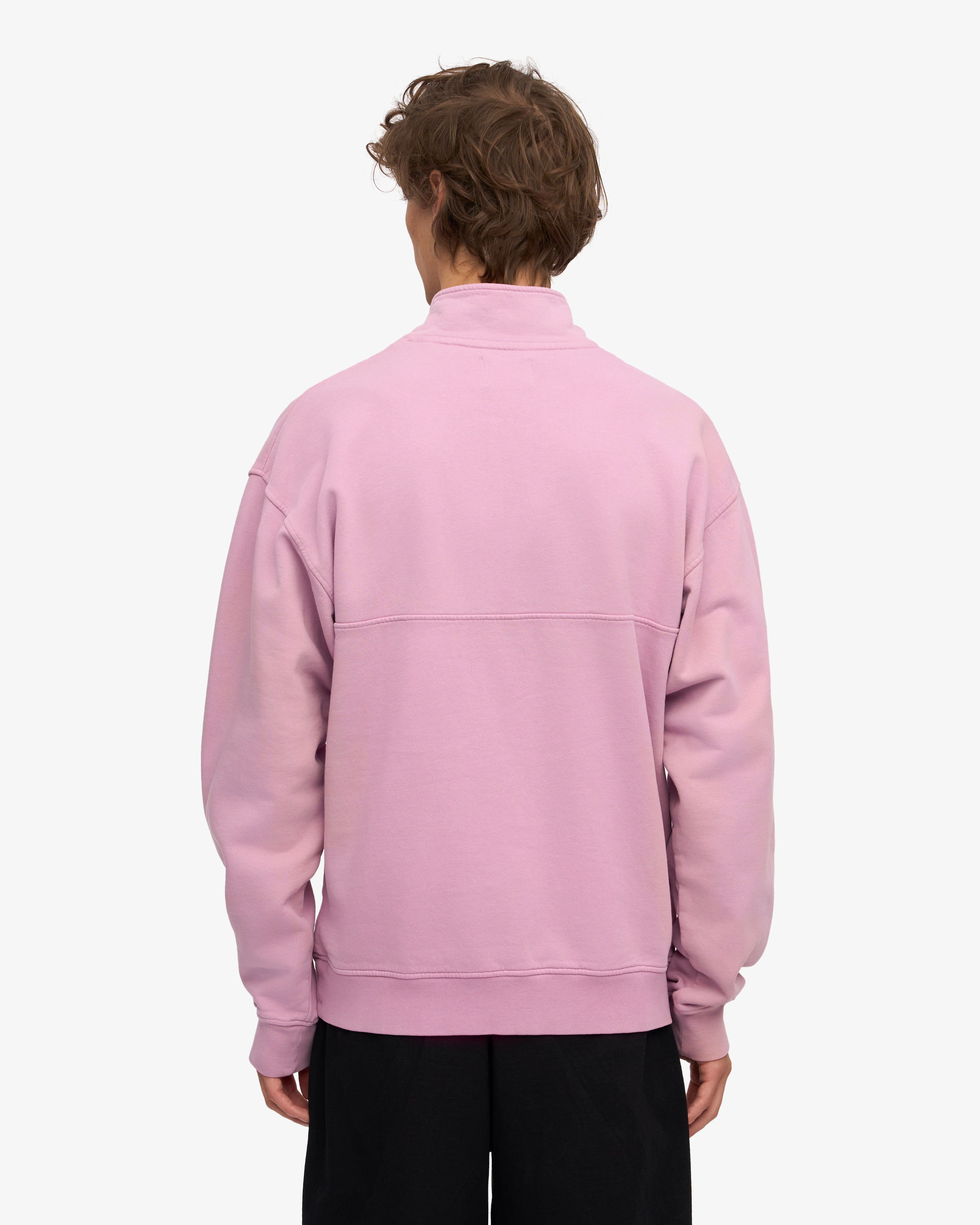 Organic Quarter Zip - Cherry Blossom
