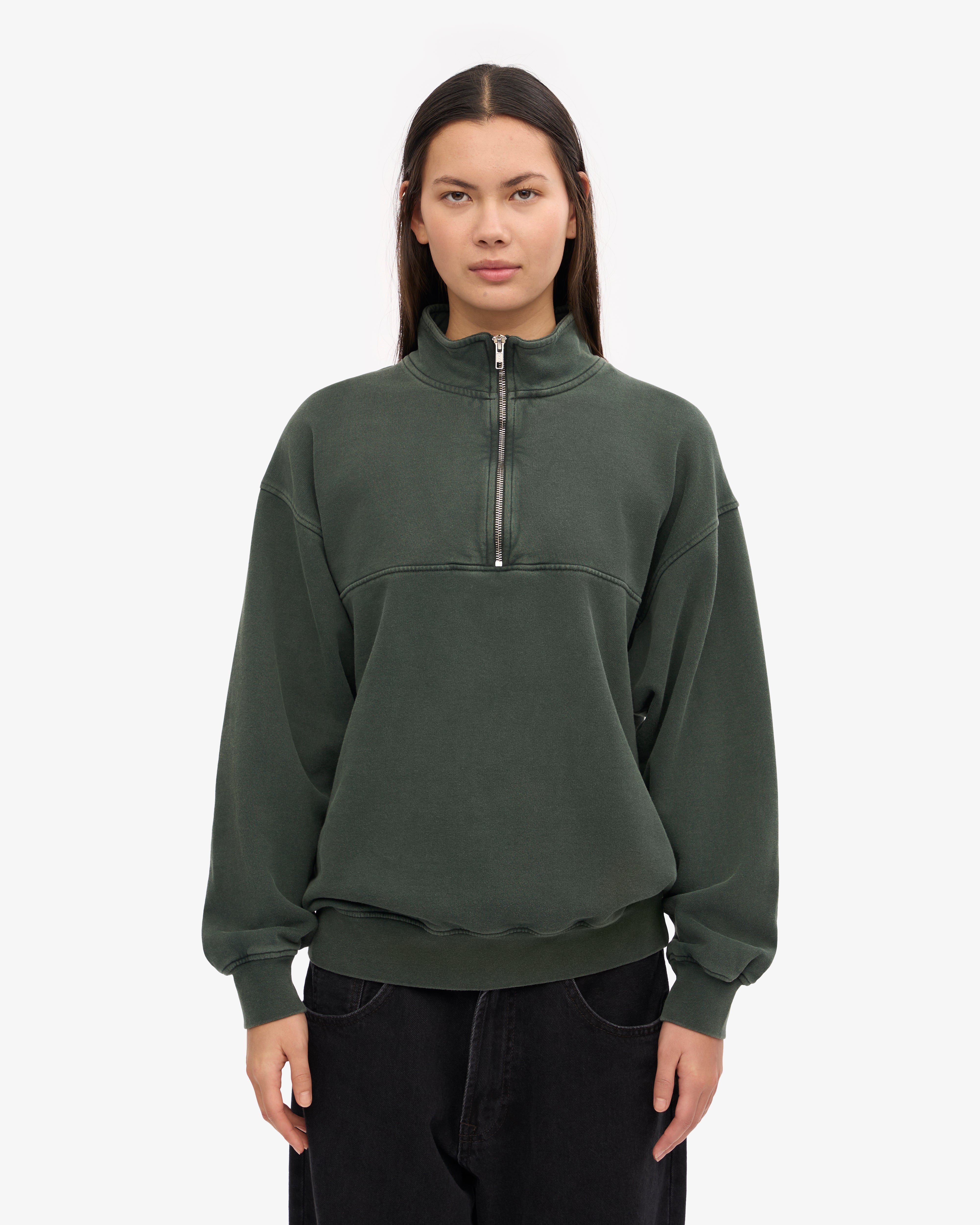Organic Quarter Zip - Midnight Forest