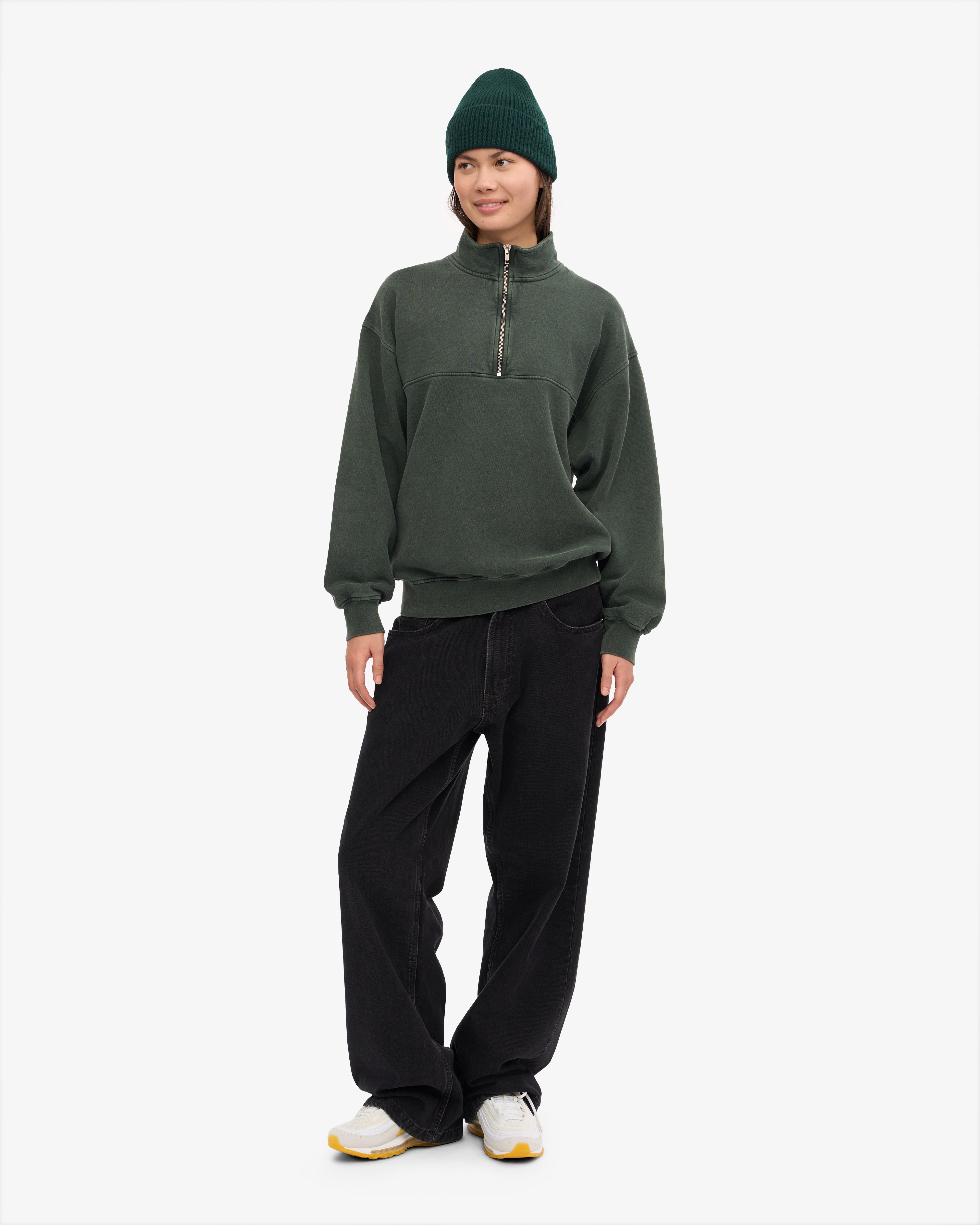 Organic Quarter Zip - Midnight Forest