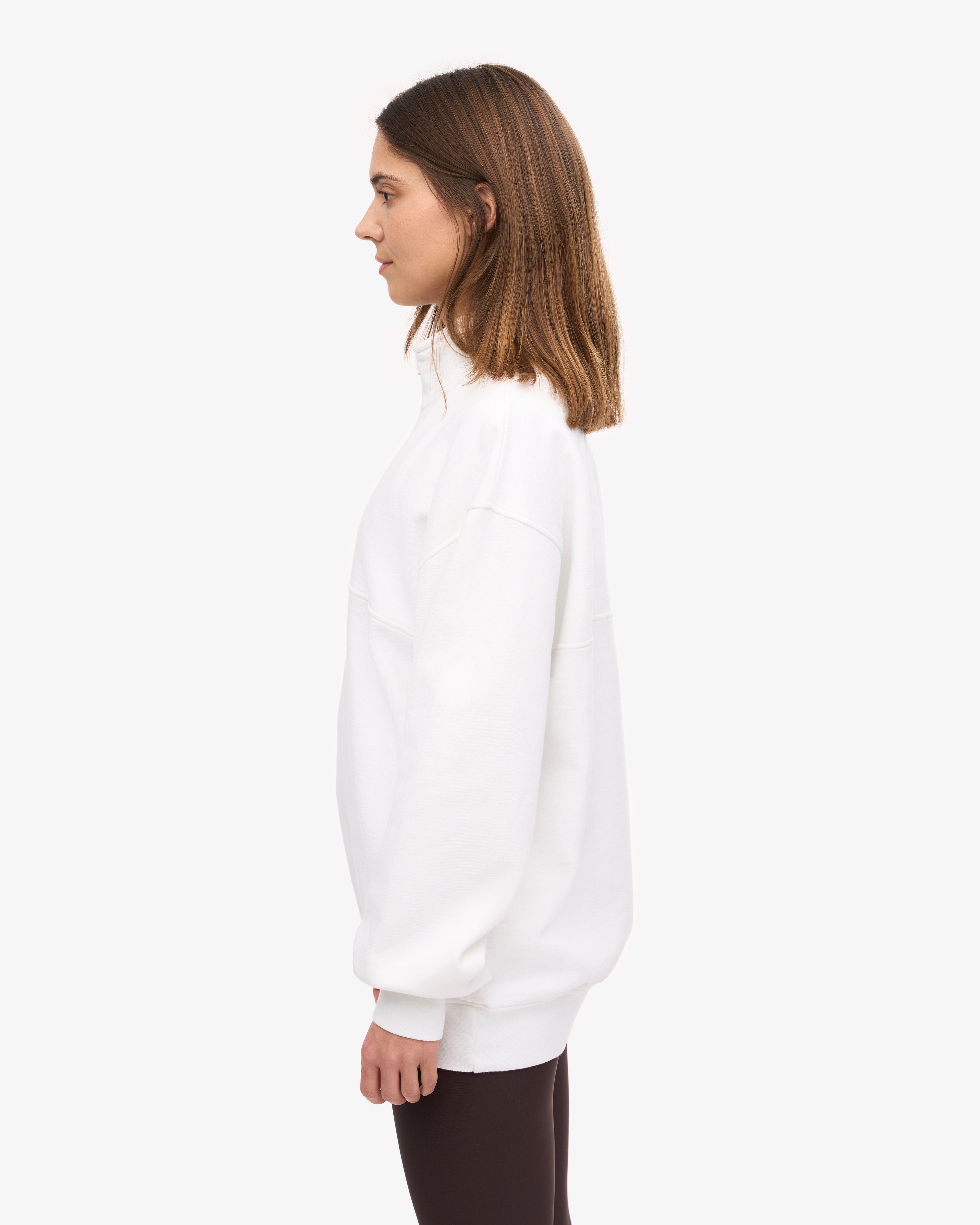 Organic Quarter Zip - Optical White