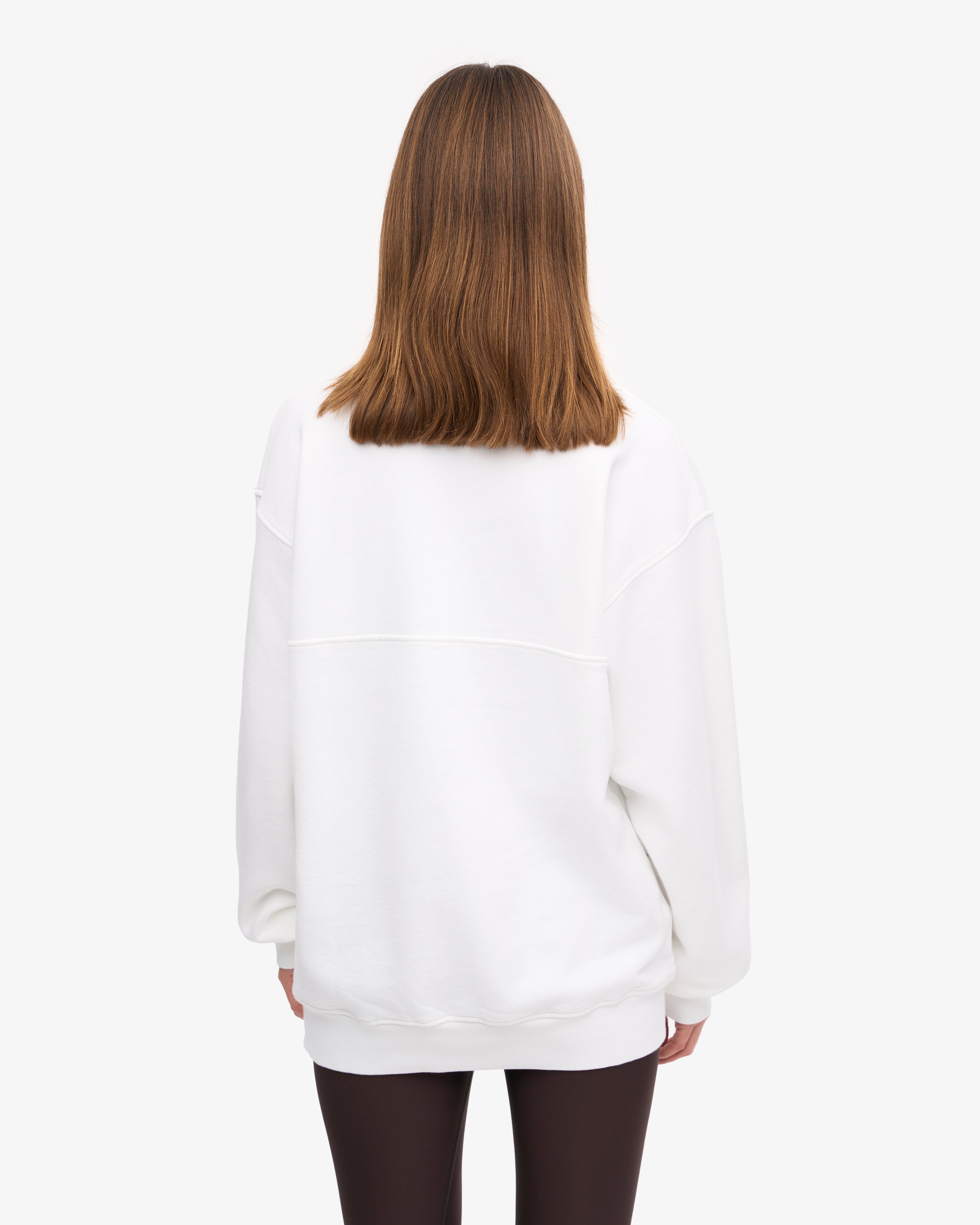 Organic Quarter Zip - Optical White