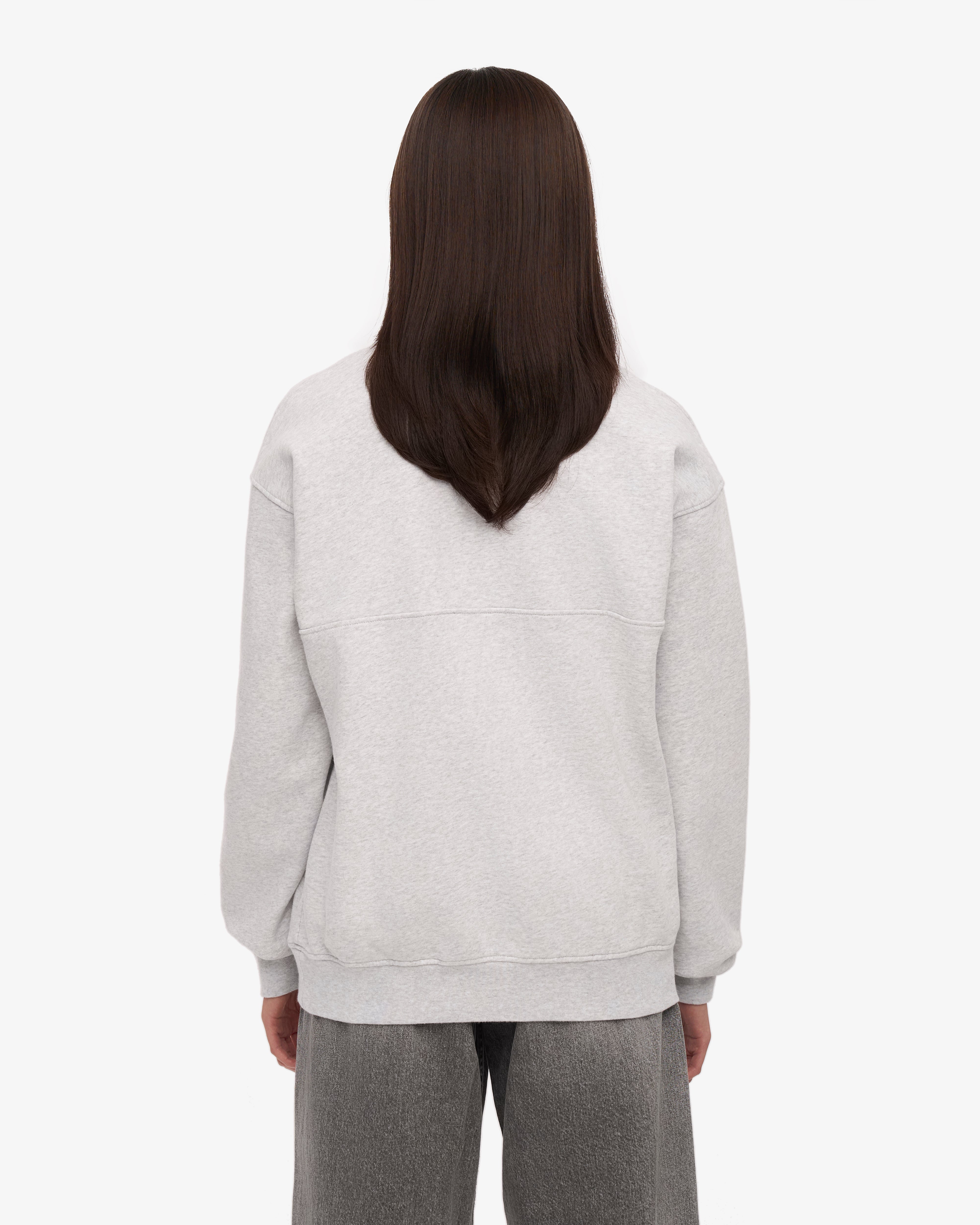 Organic Quarter Zip - Snow Melange
