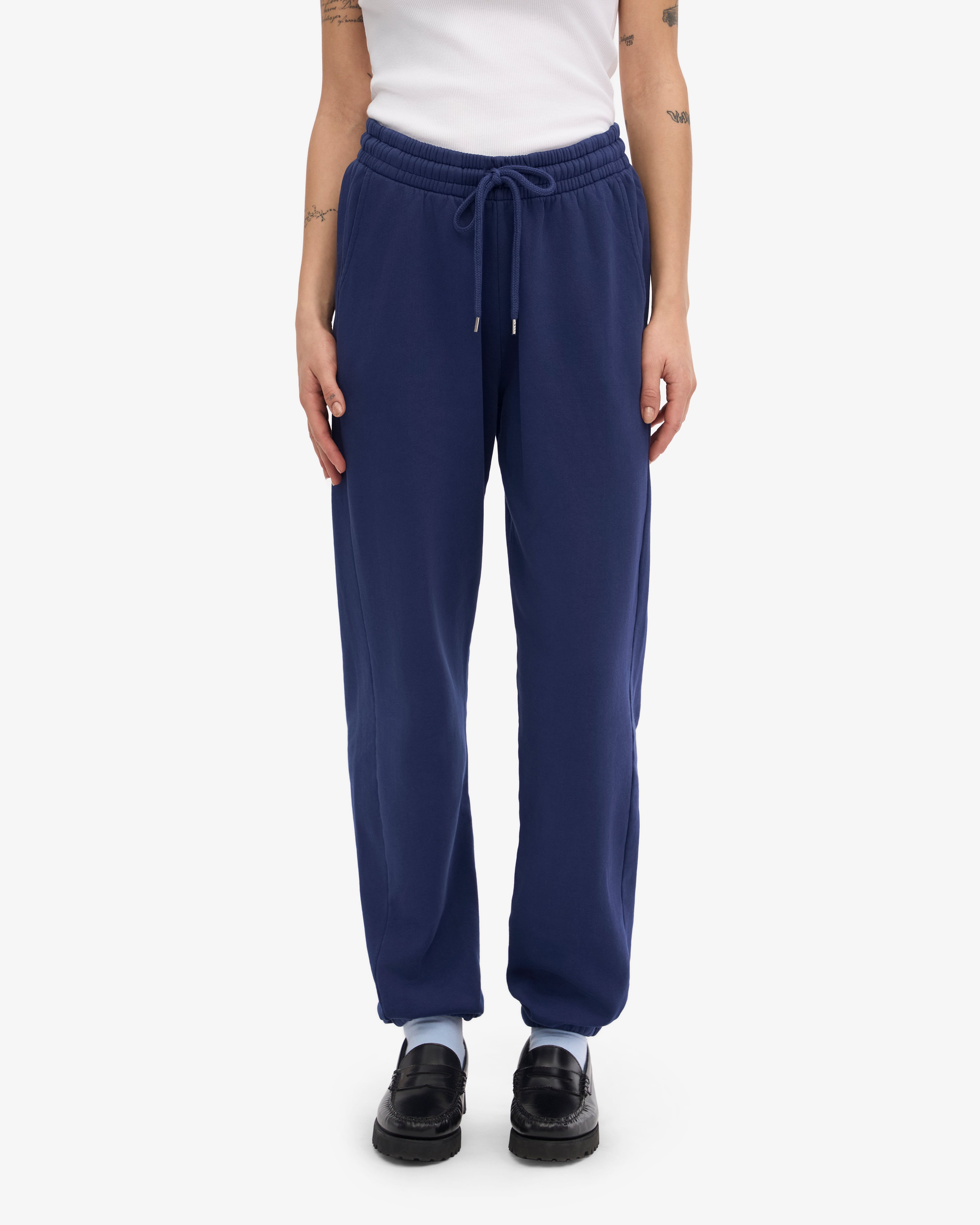Organic Sweatpants - Marine Blue XS