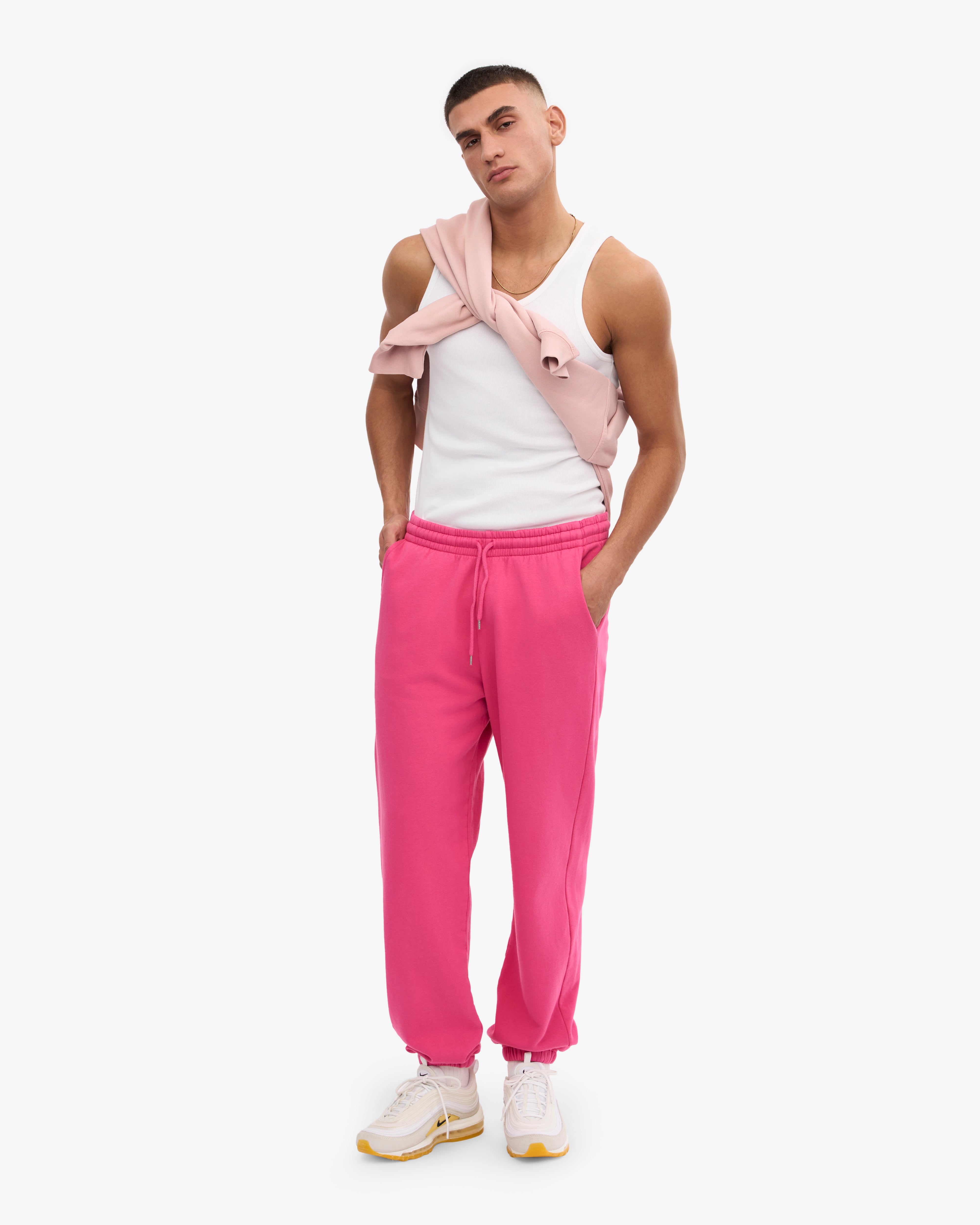 Organic Sweatpants - Bubblegum Pink XS