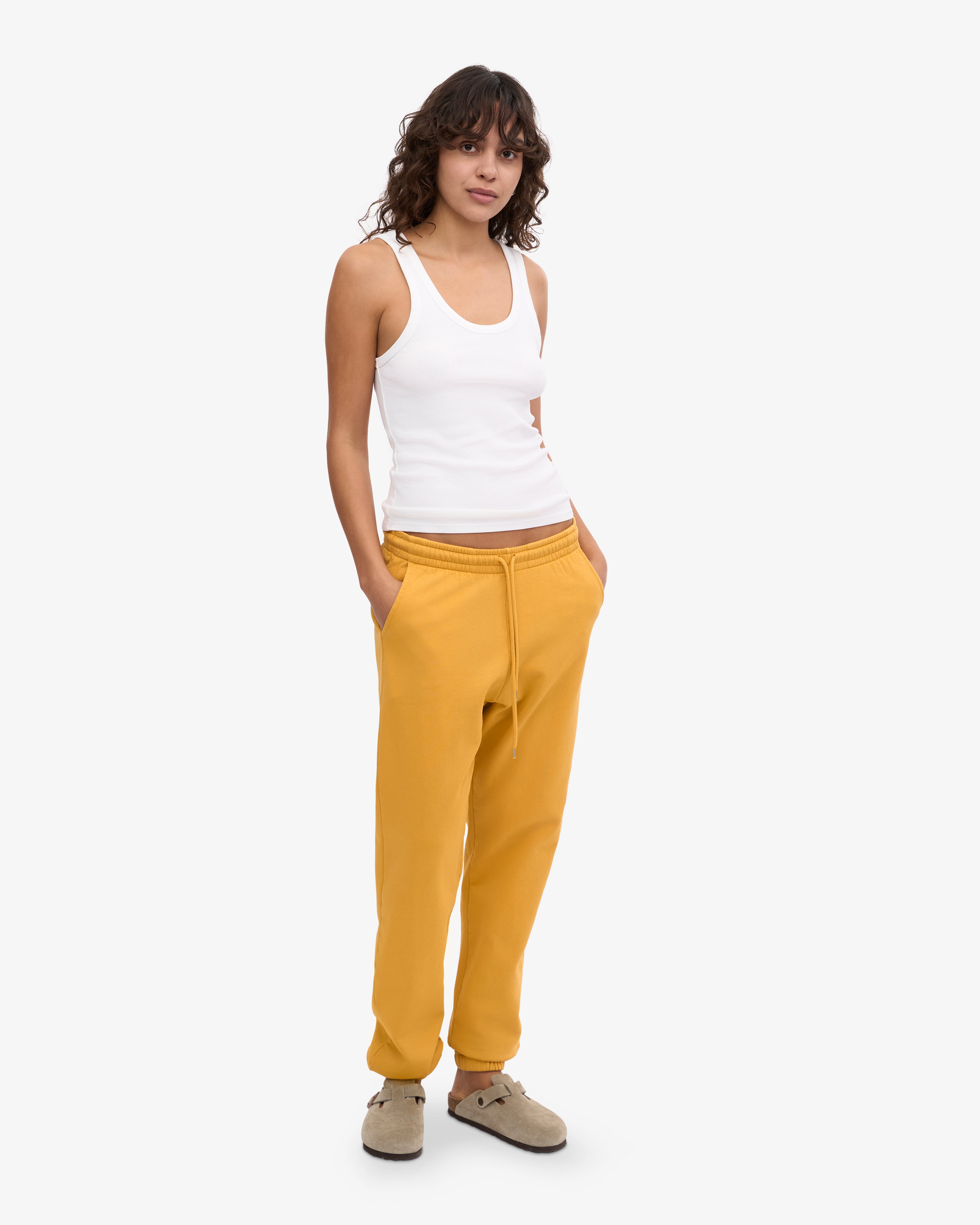 Organic Sweatpants - Burned Yellow XS