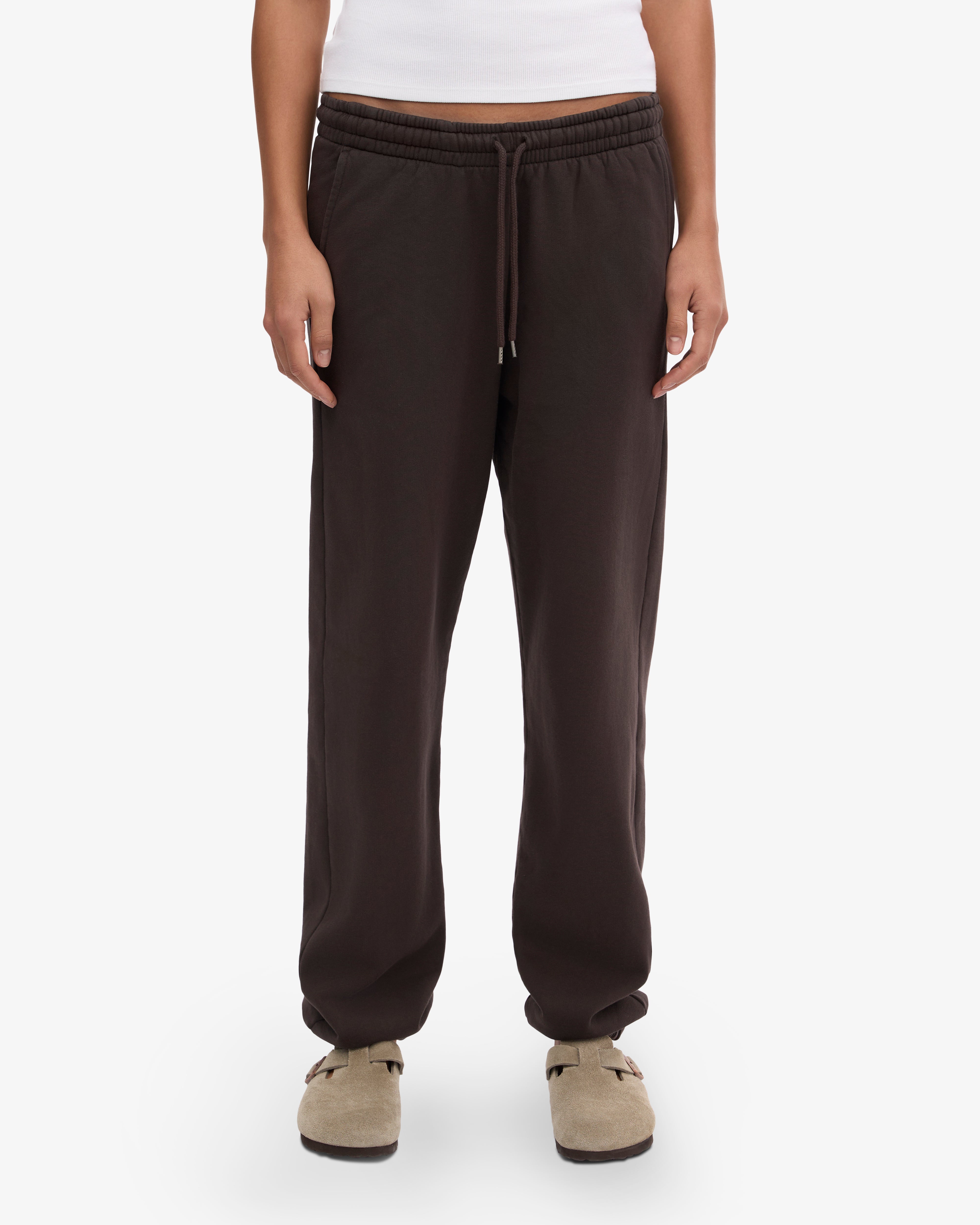 Organic Sweatpants - Coffee Brown XS