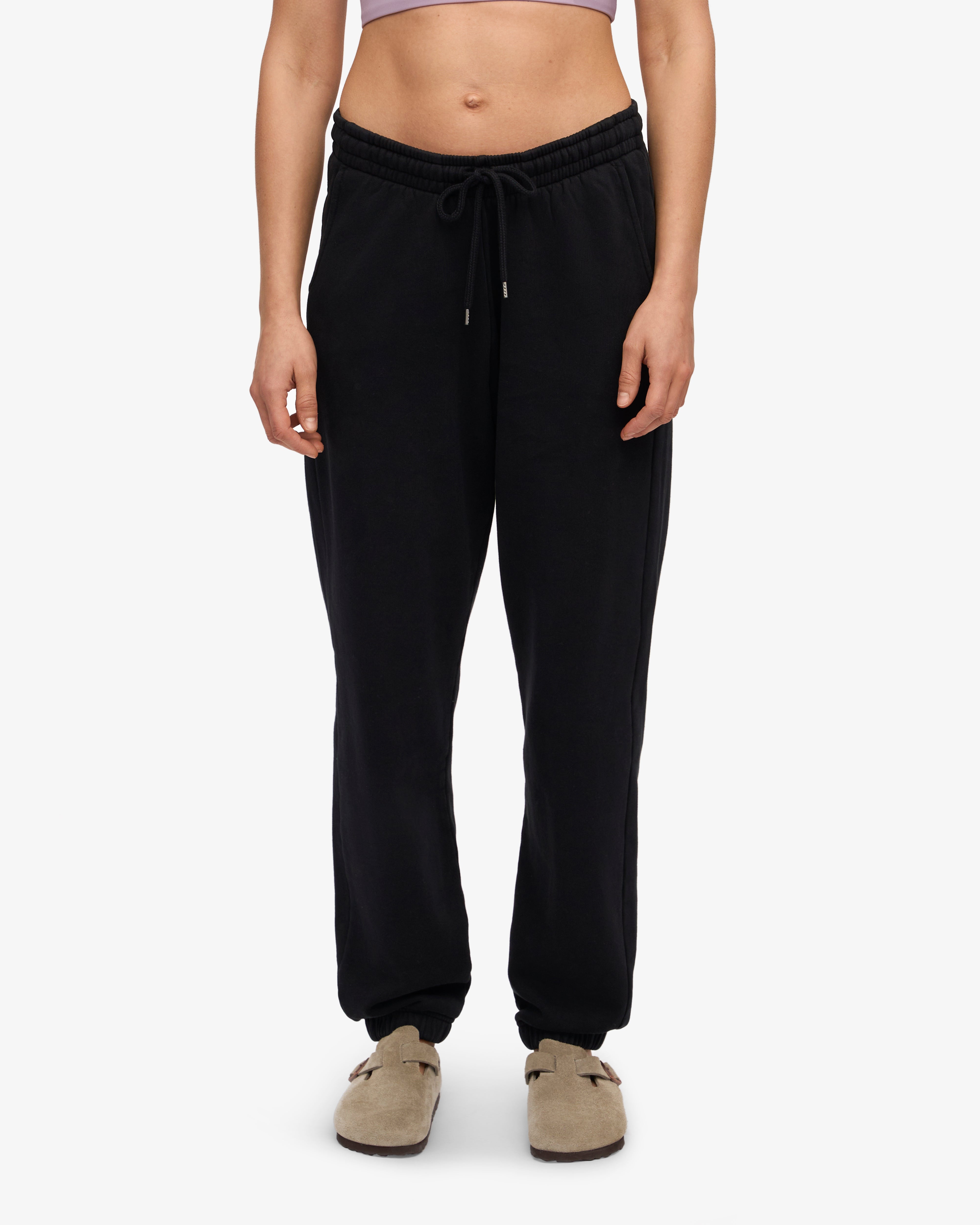Organic Sweatpants - Deep Black XS