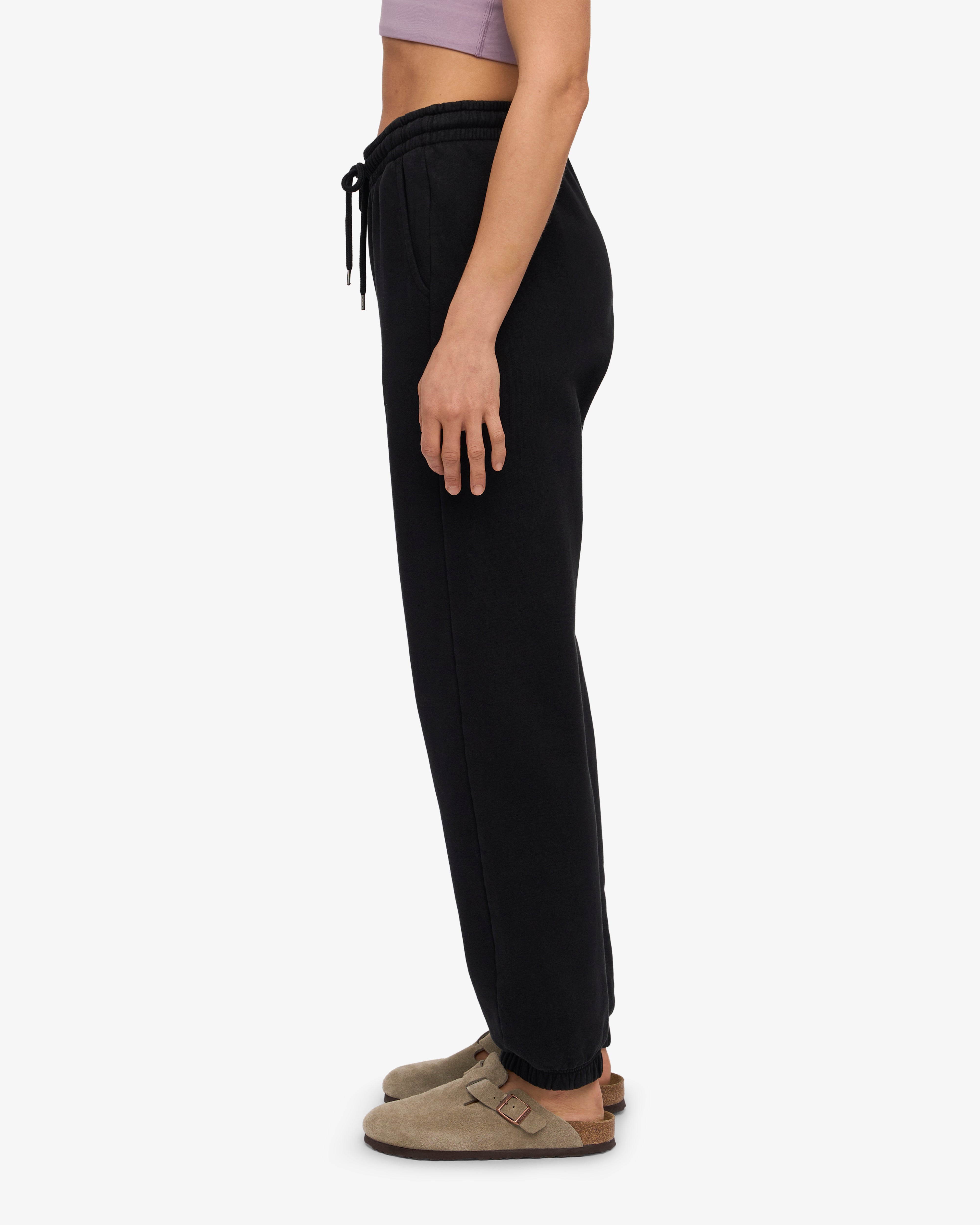 Organic Sweatpants - Deep Black XS