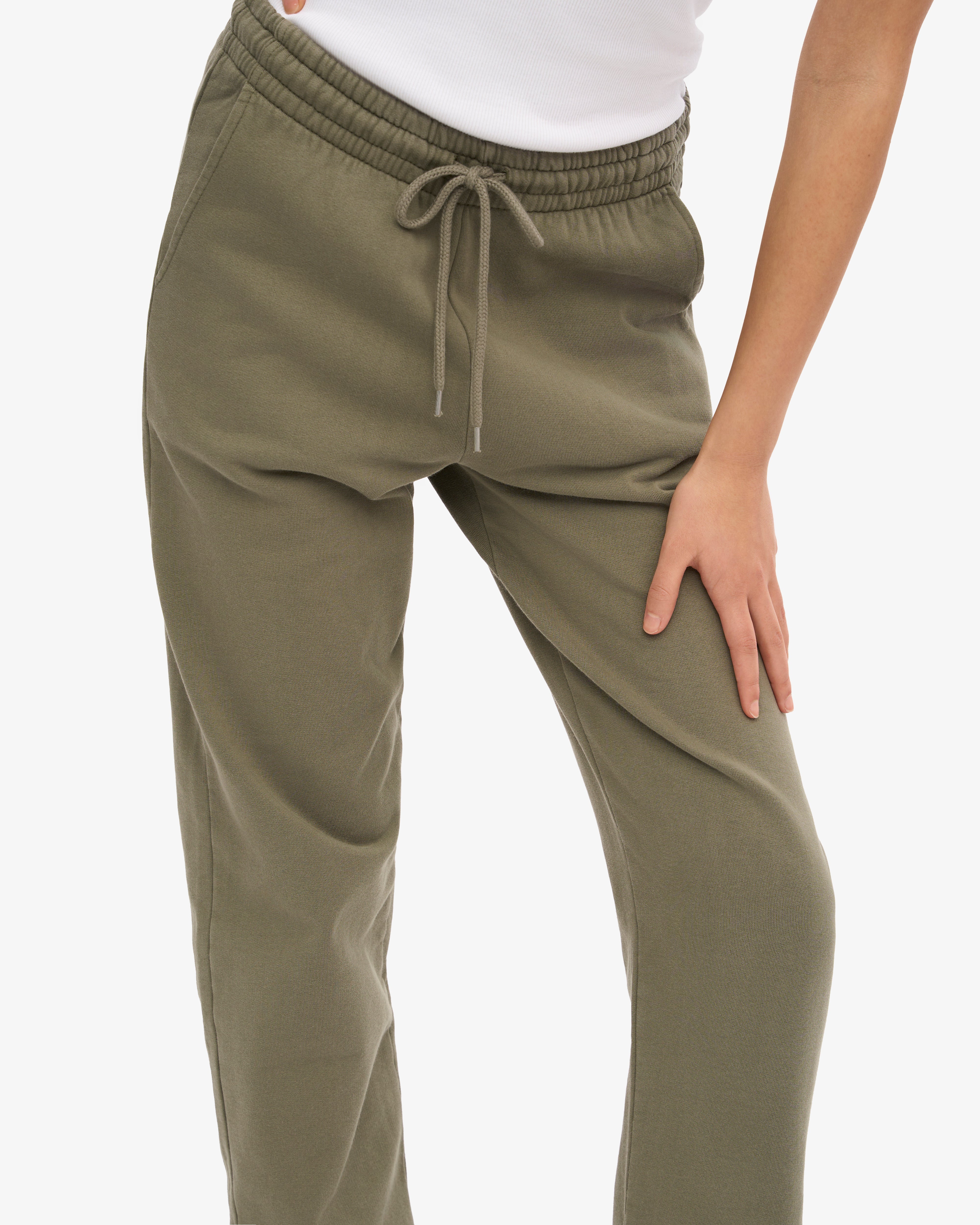 Organic Sweatpants - Dusty Olive XS