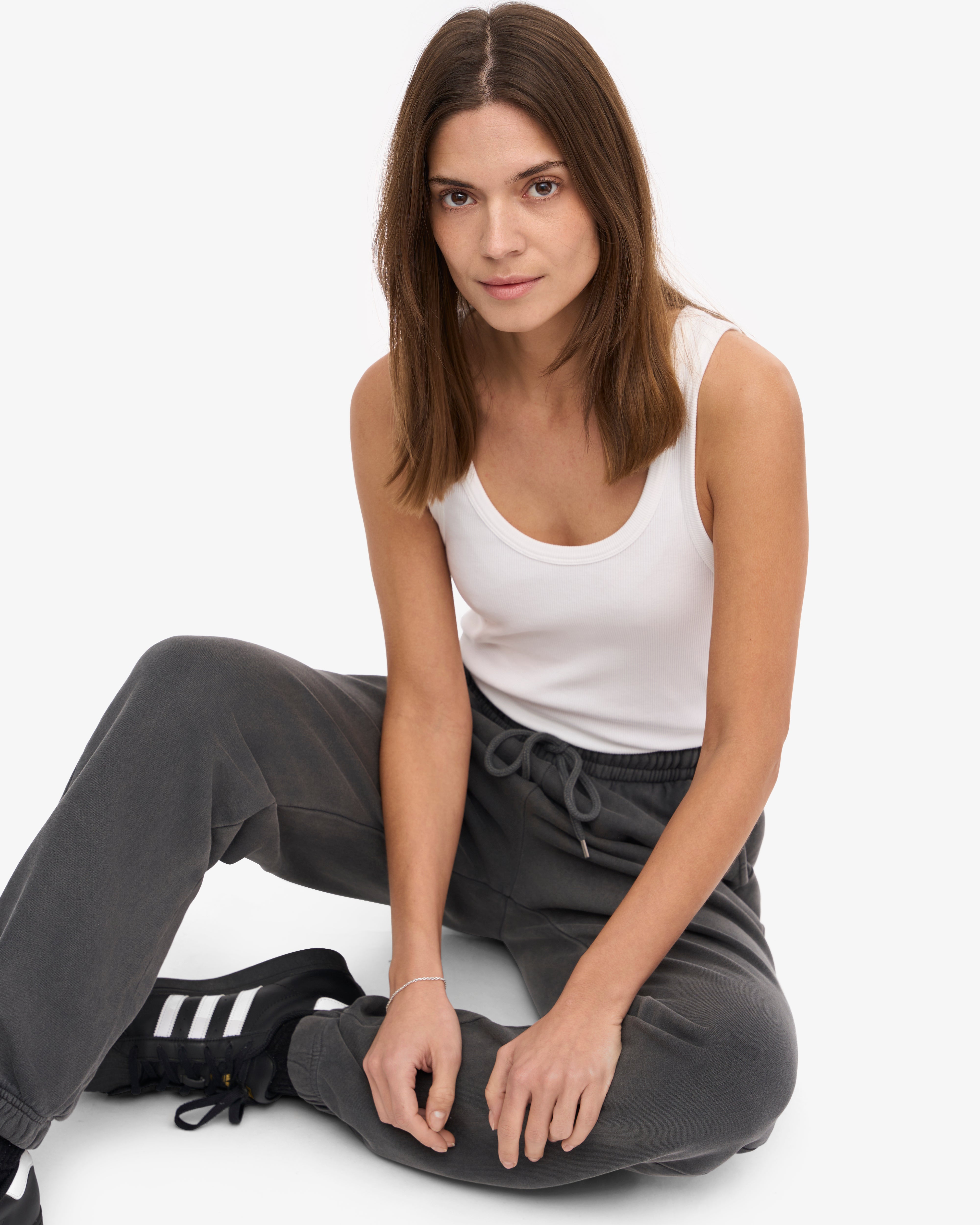 Organic Sweatpants - Faded Black XS