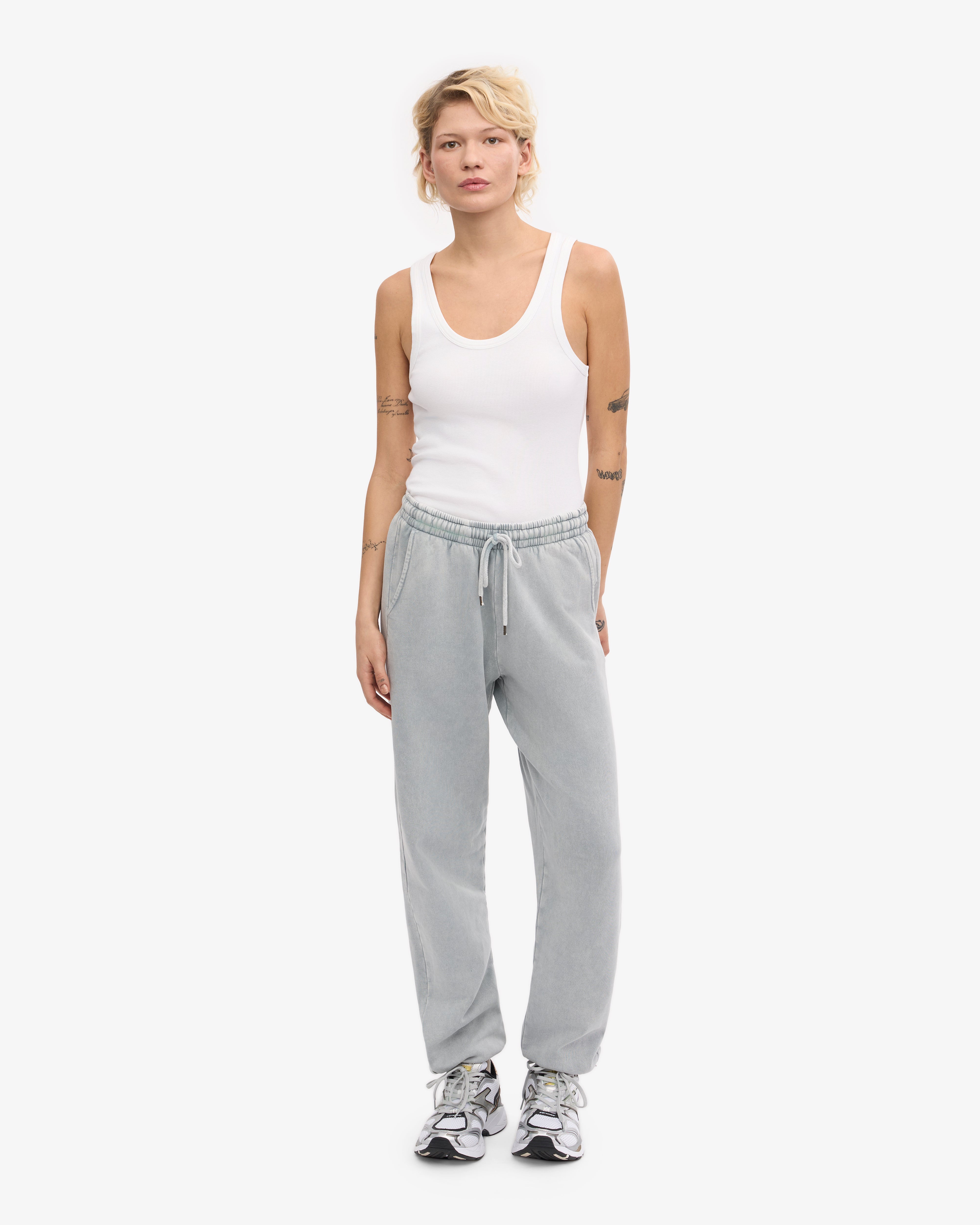 Organic Sweatpants - Faded Grey XS