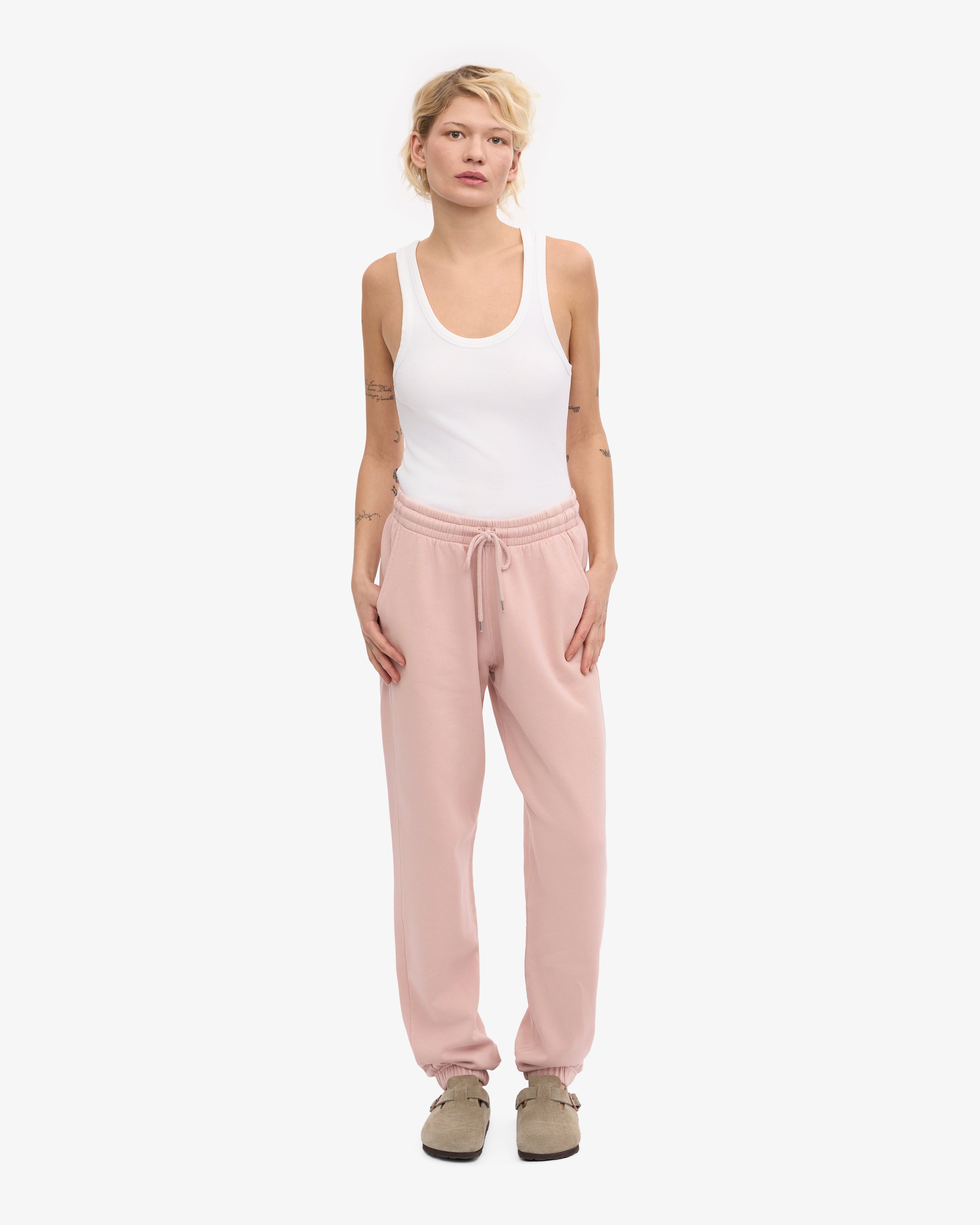 Organic Sweatpants - Faded Pink XS