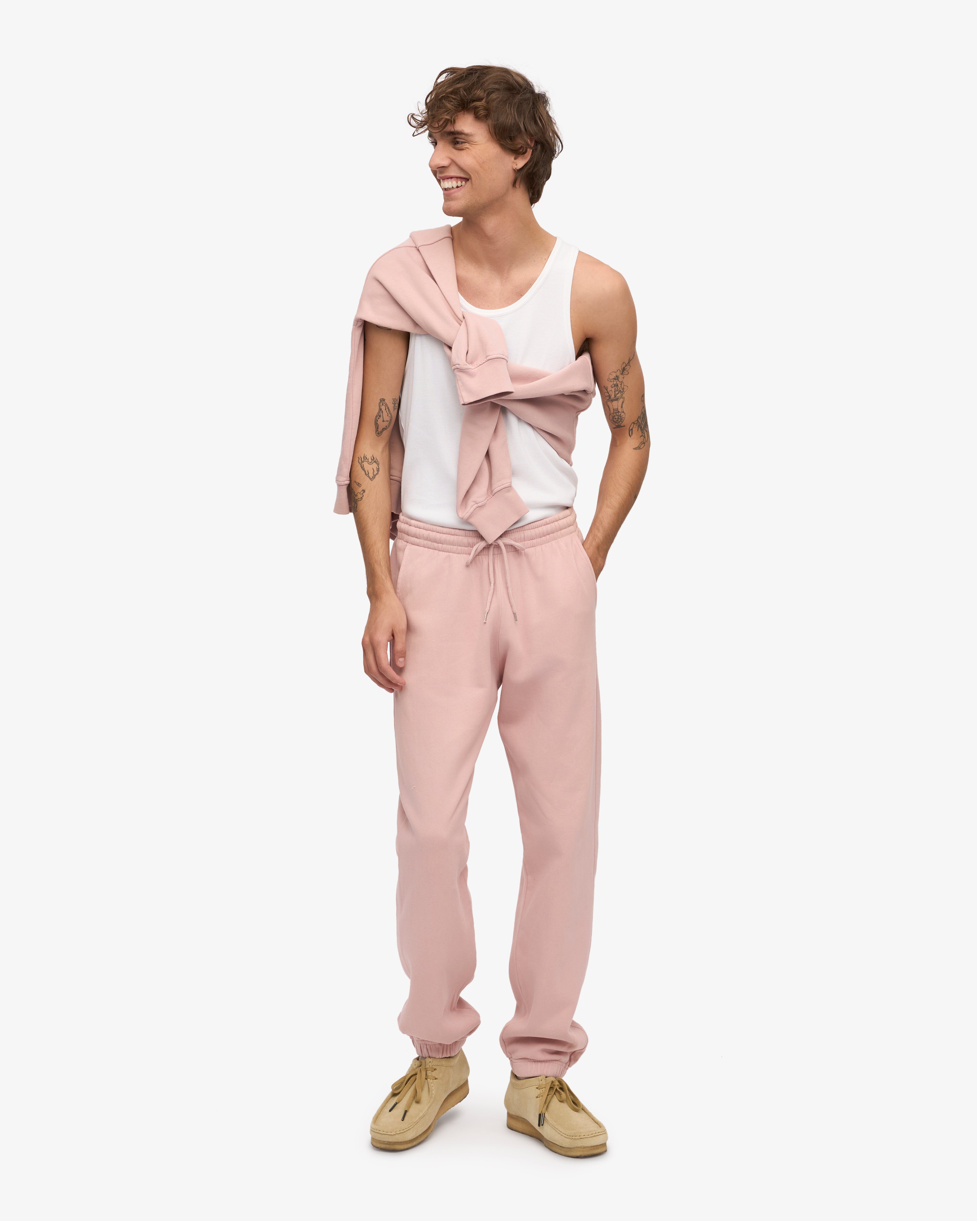 Organic Sweatpants - Faded Pink XS
