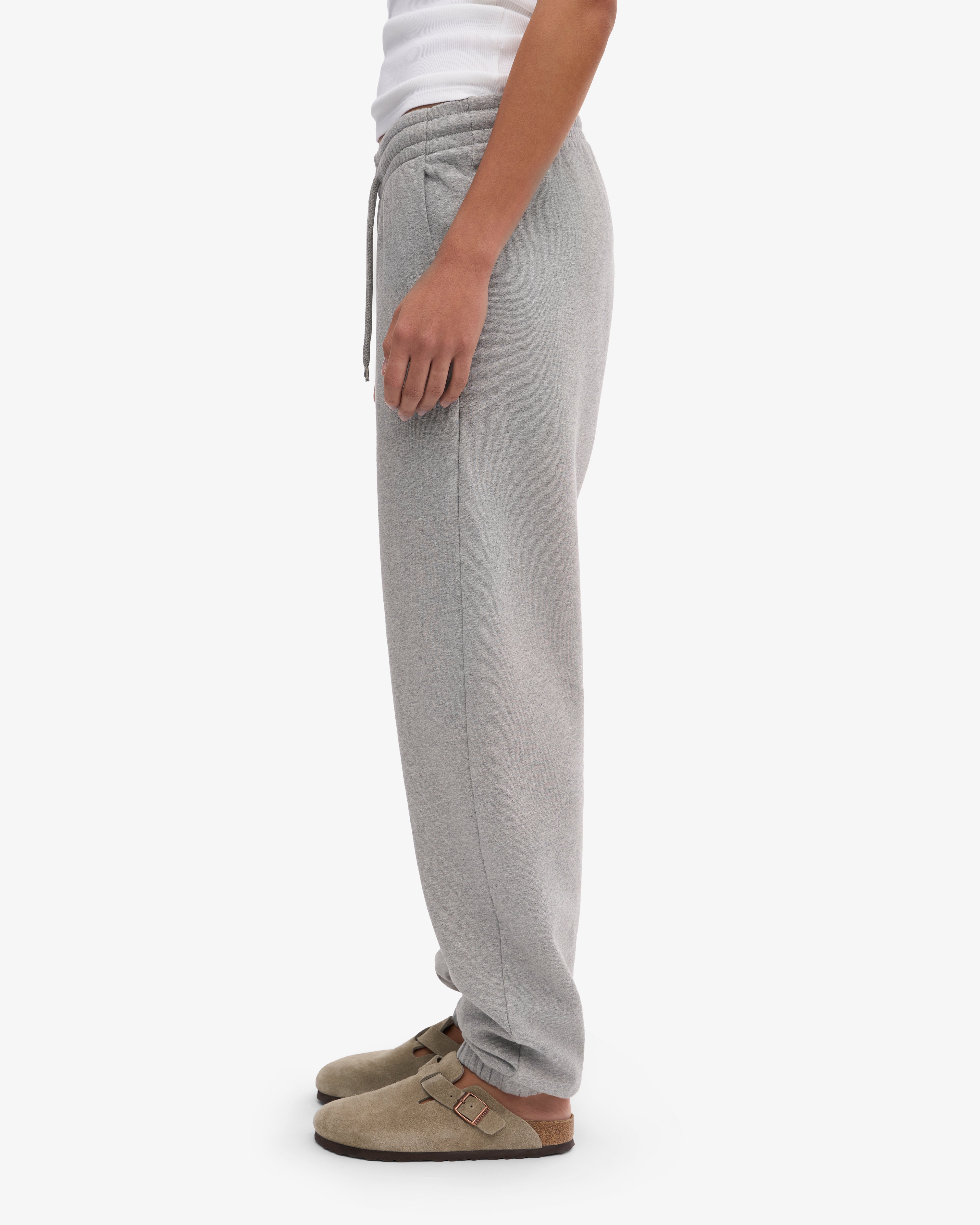 Organic Sweatpants - Heather Grey XS