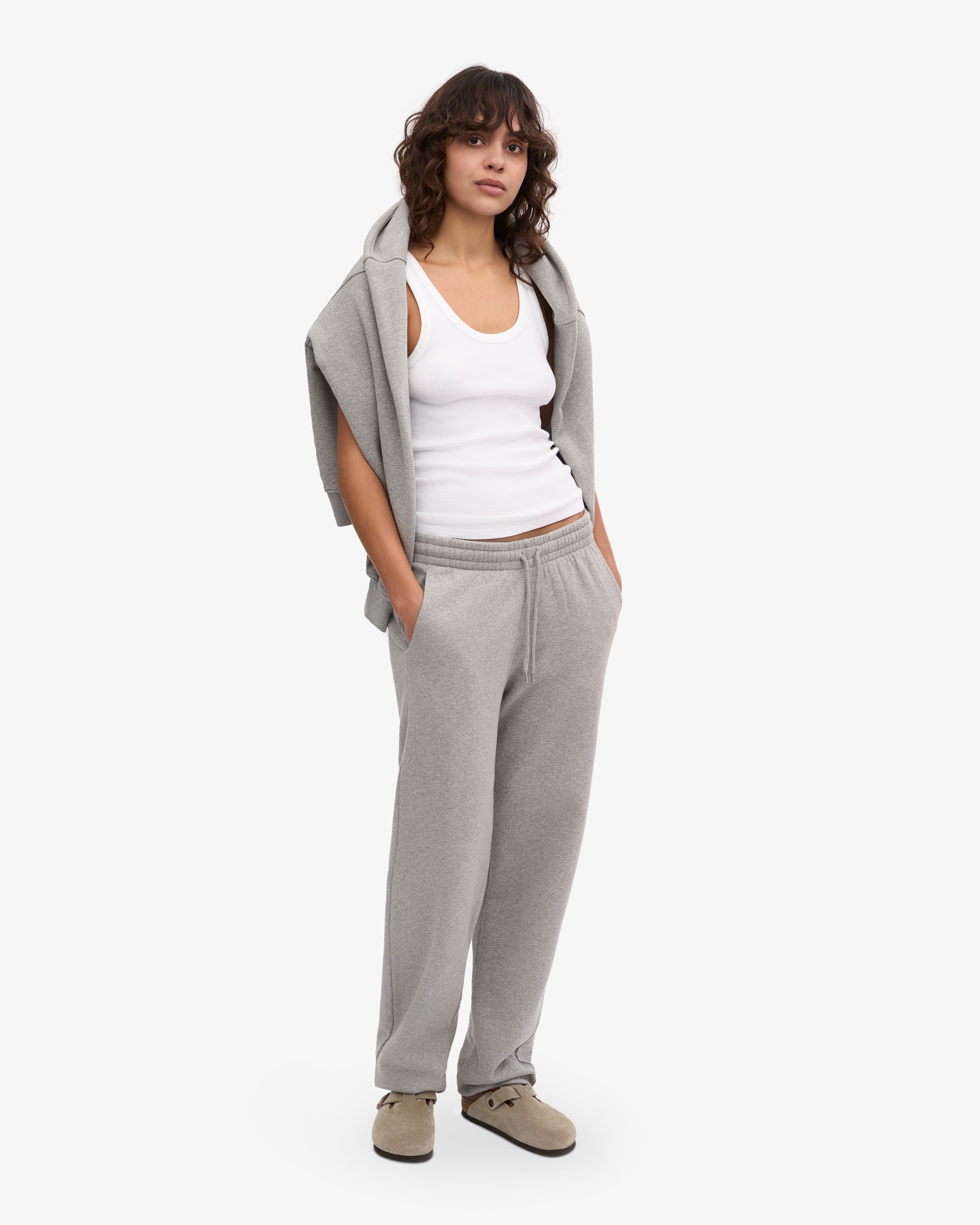 Organic Sweatpants - Heather Grey XS