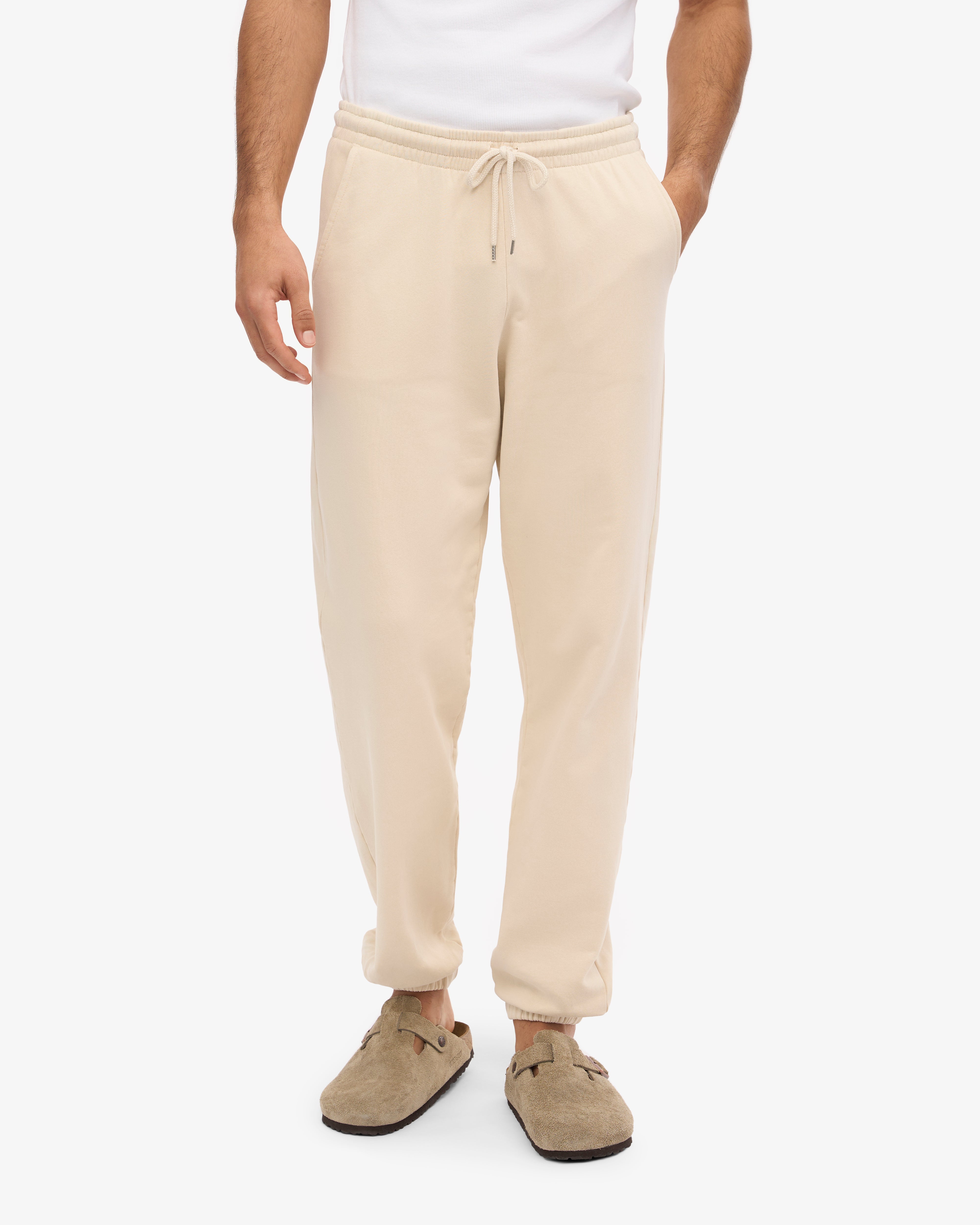 Organic Sweatpants - Ivory White XS