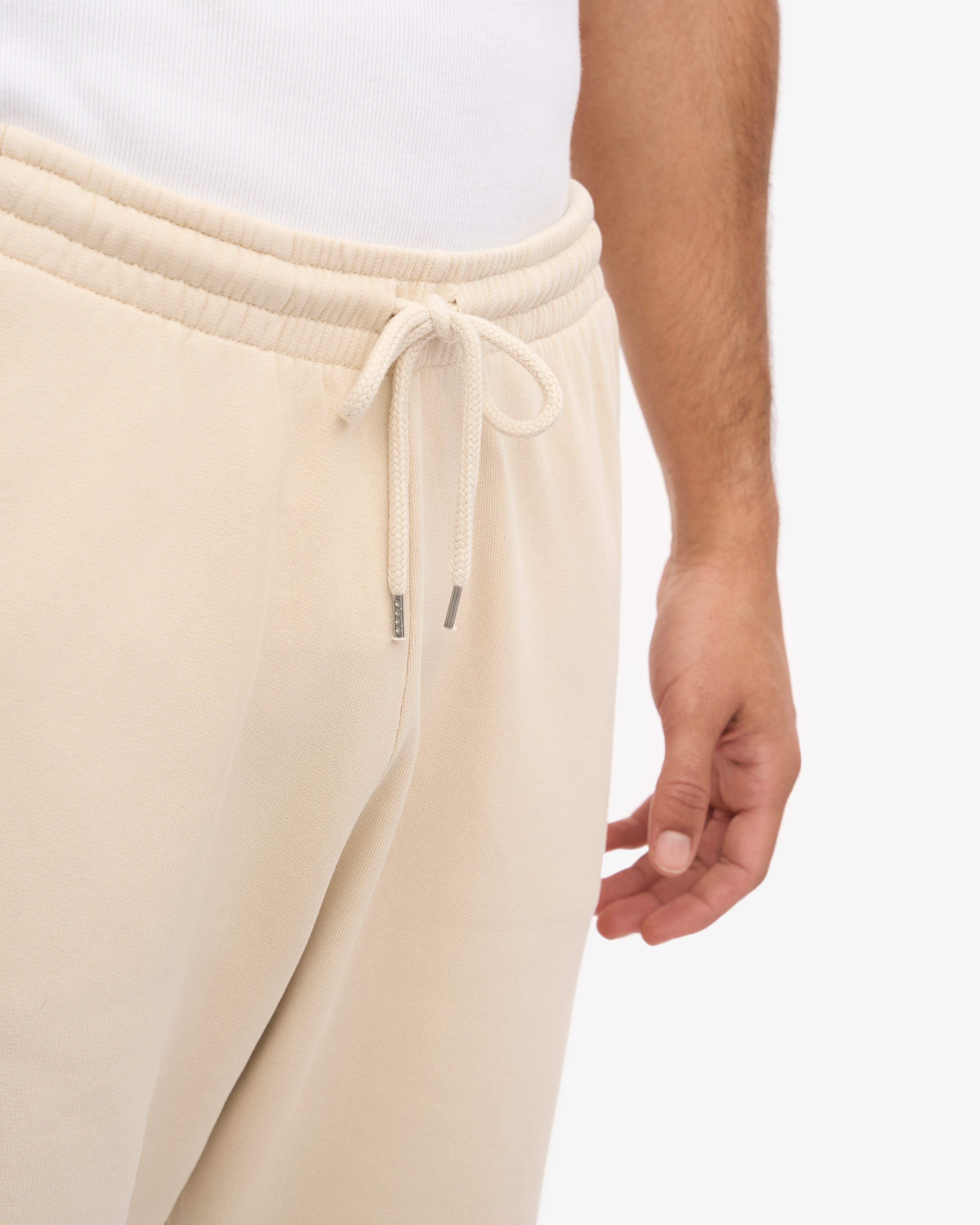 Organic Sweatpants - Ivory White XS