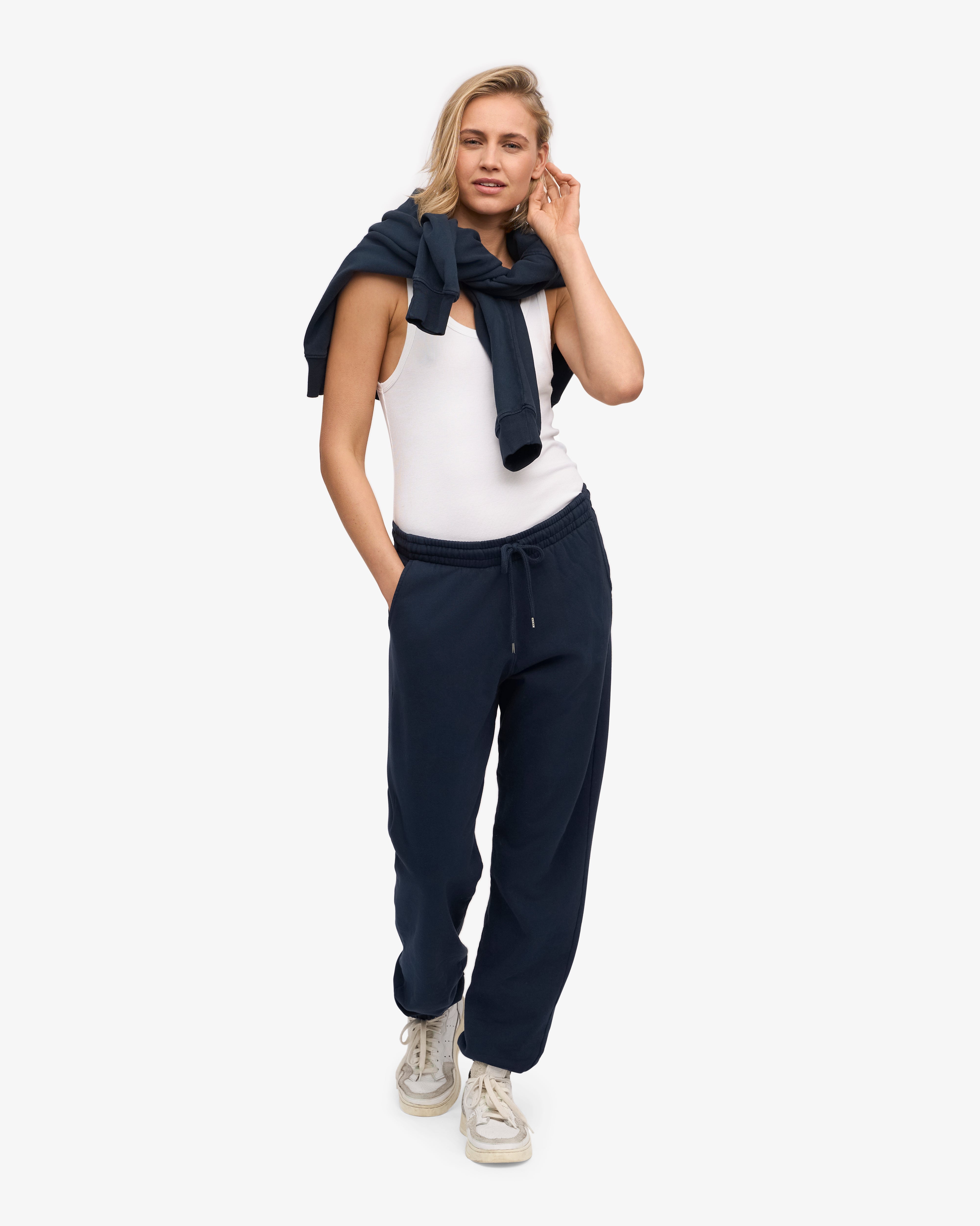 Organic Sweatpants - Navy Blue XS
