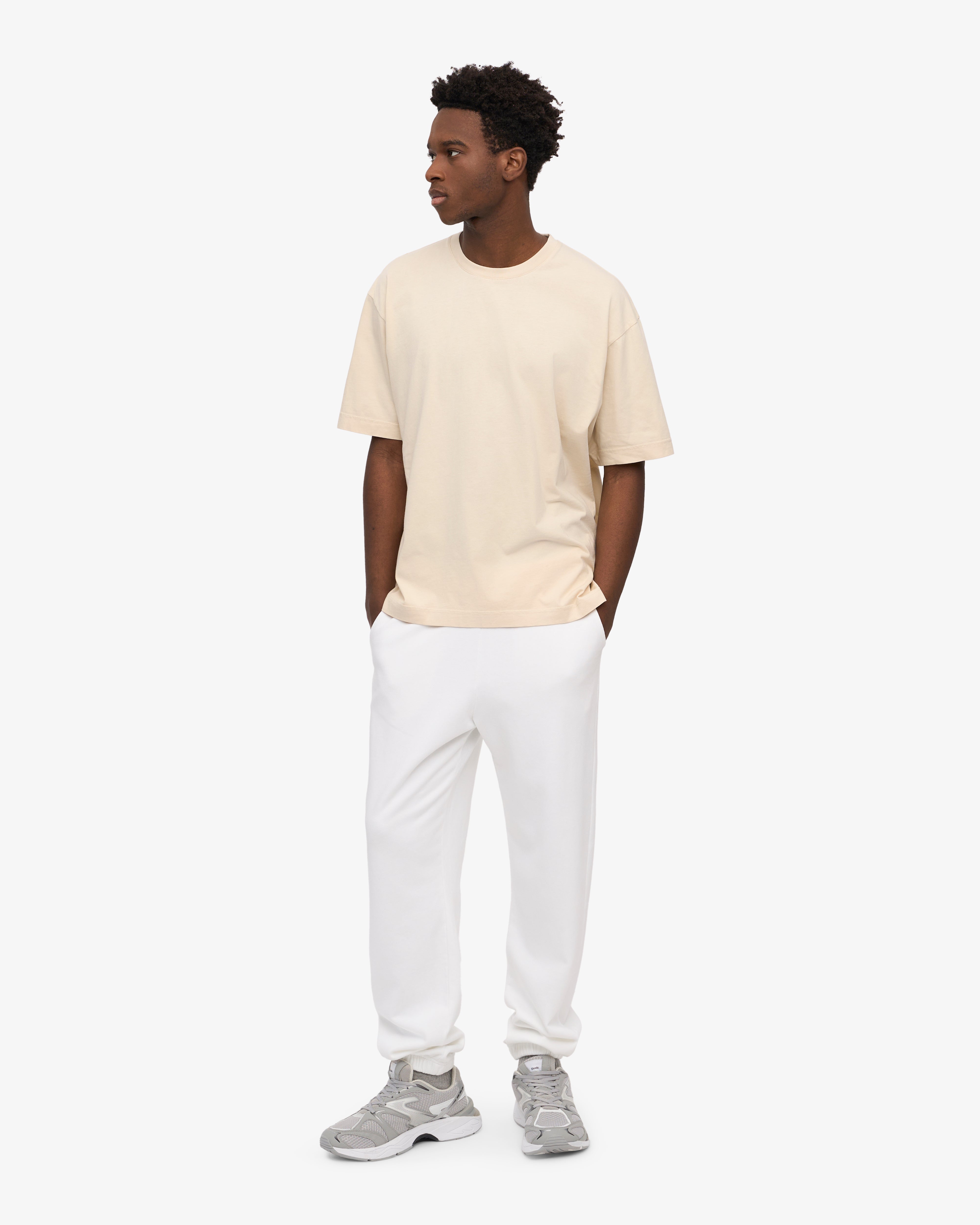 Organic Sweatpants - Optical White XS