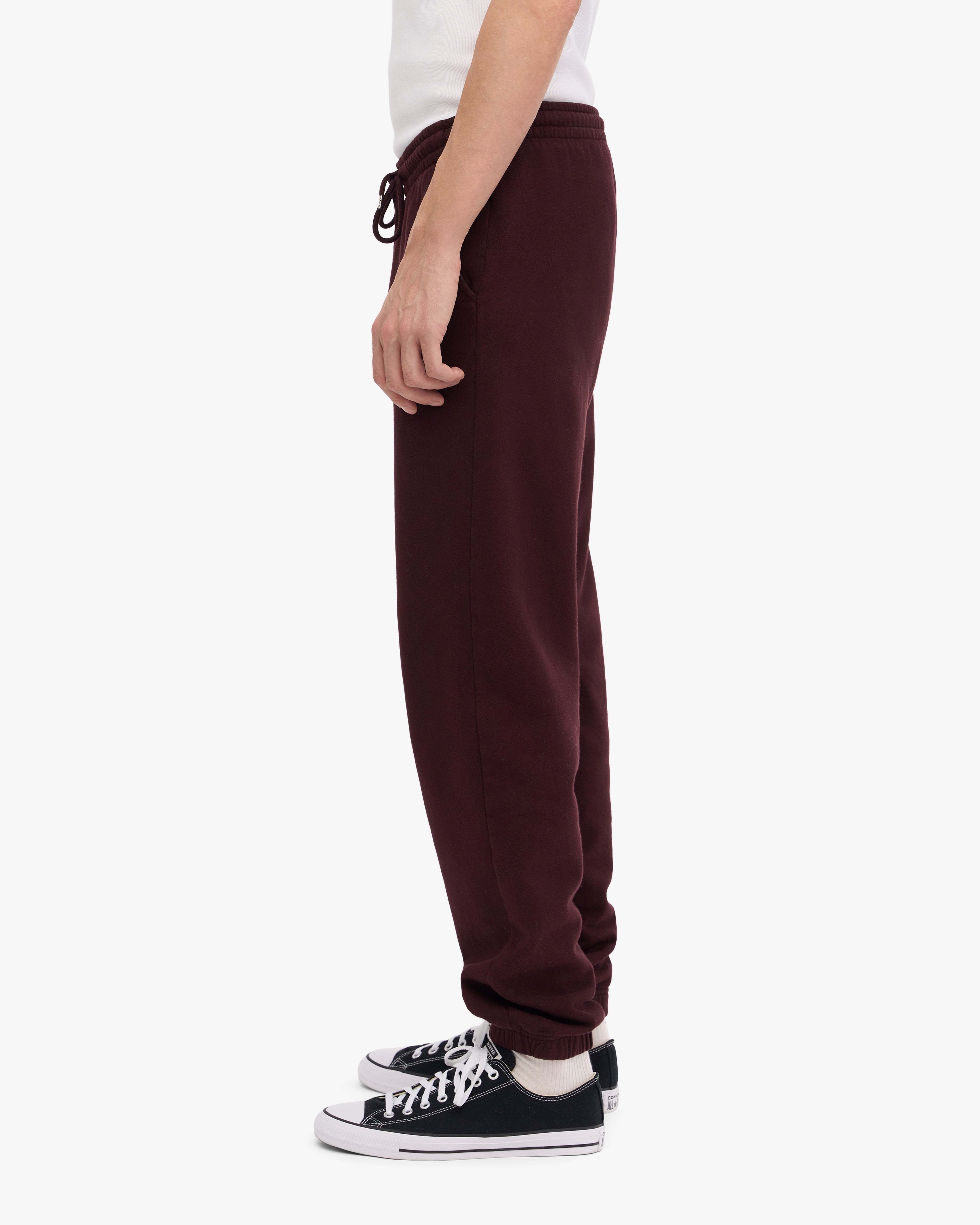 Organic Sweatpants - Oxblood Red XS