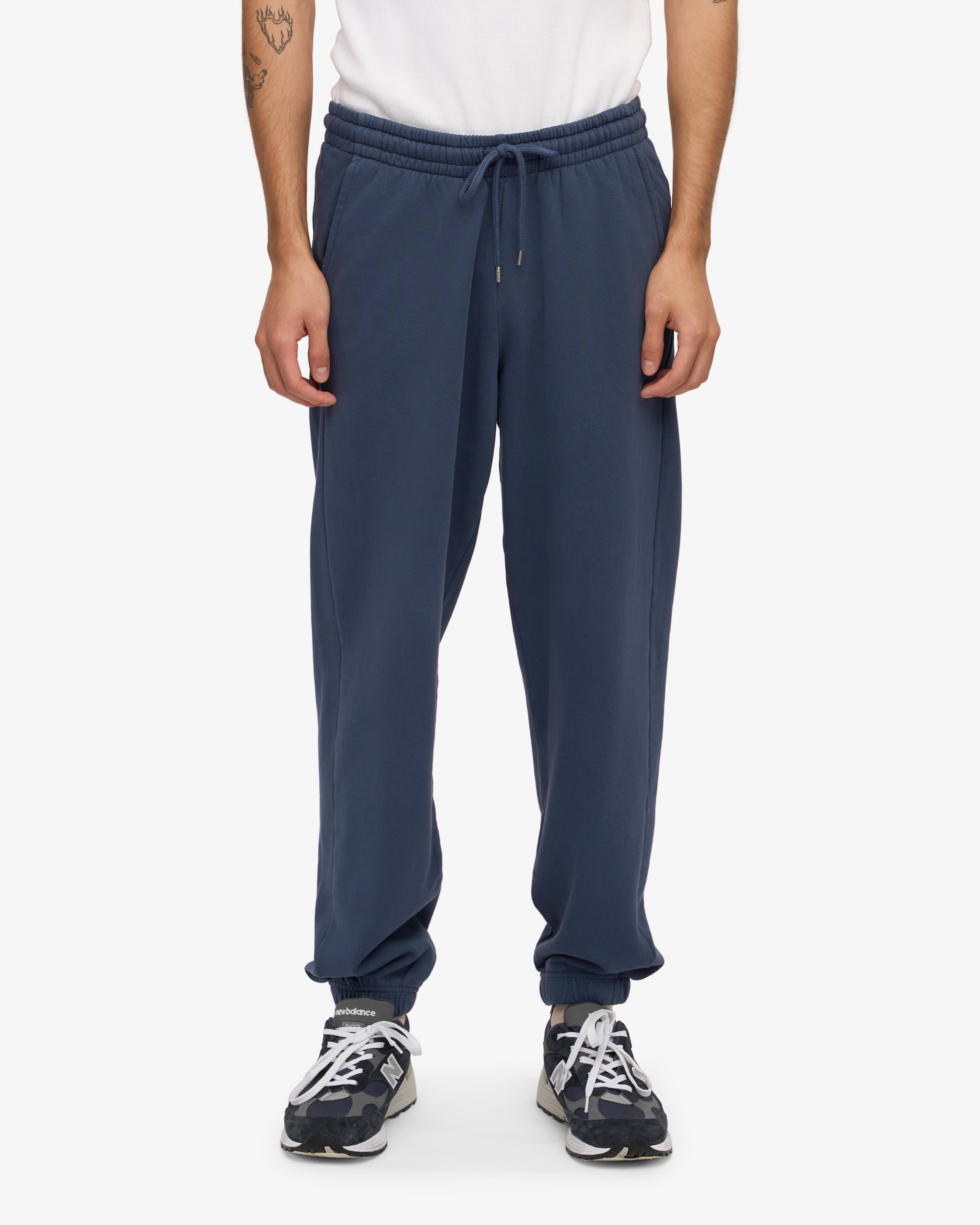 Organic Sweatpants - Petrol Blue XS