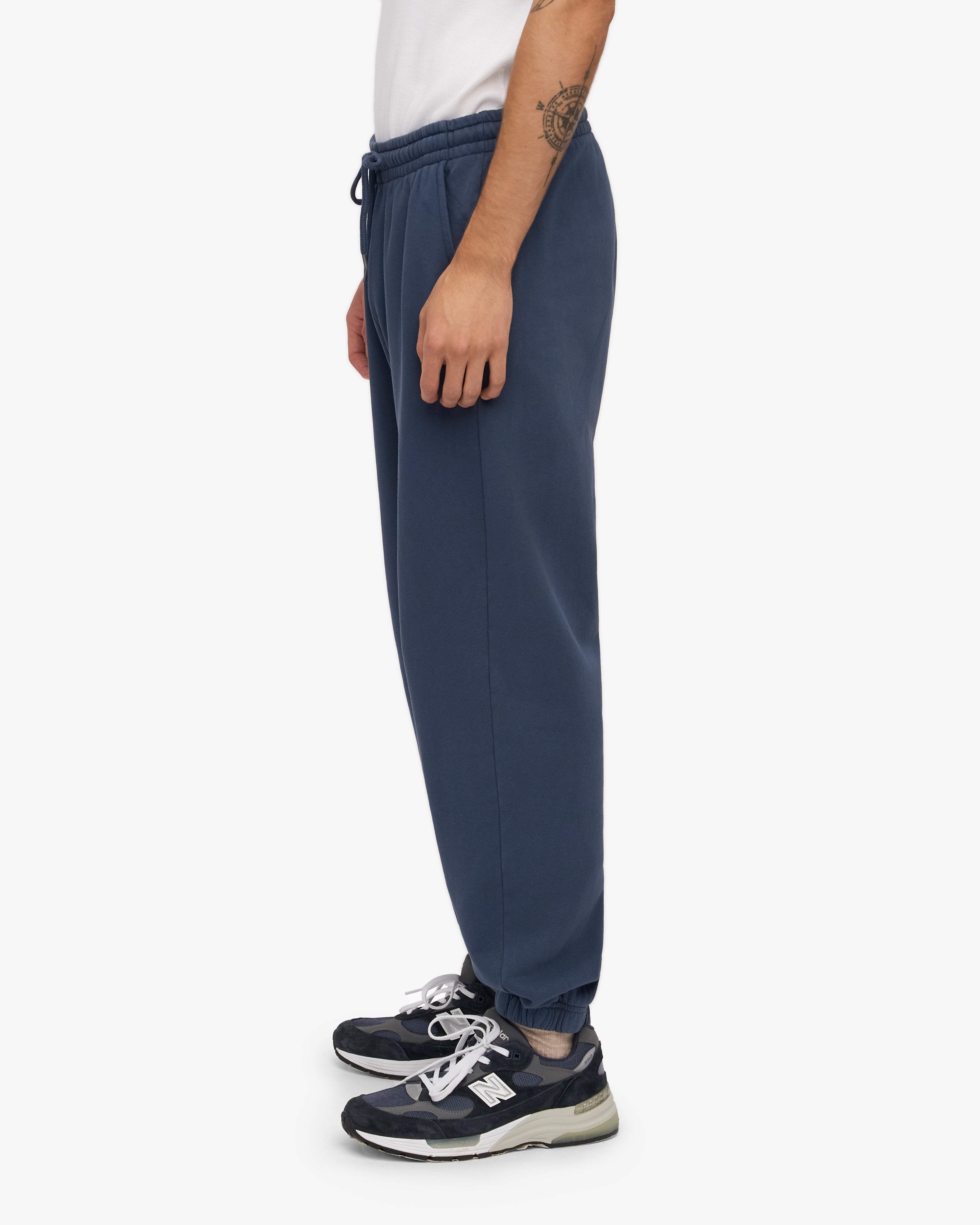 Organic Sweatpants - Petrol Blue XS